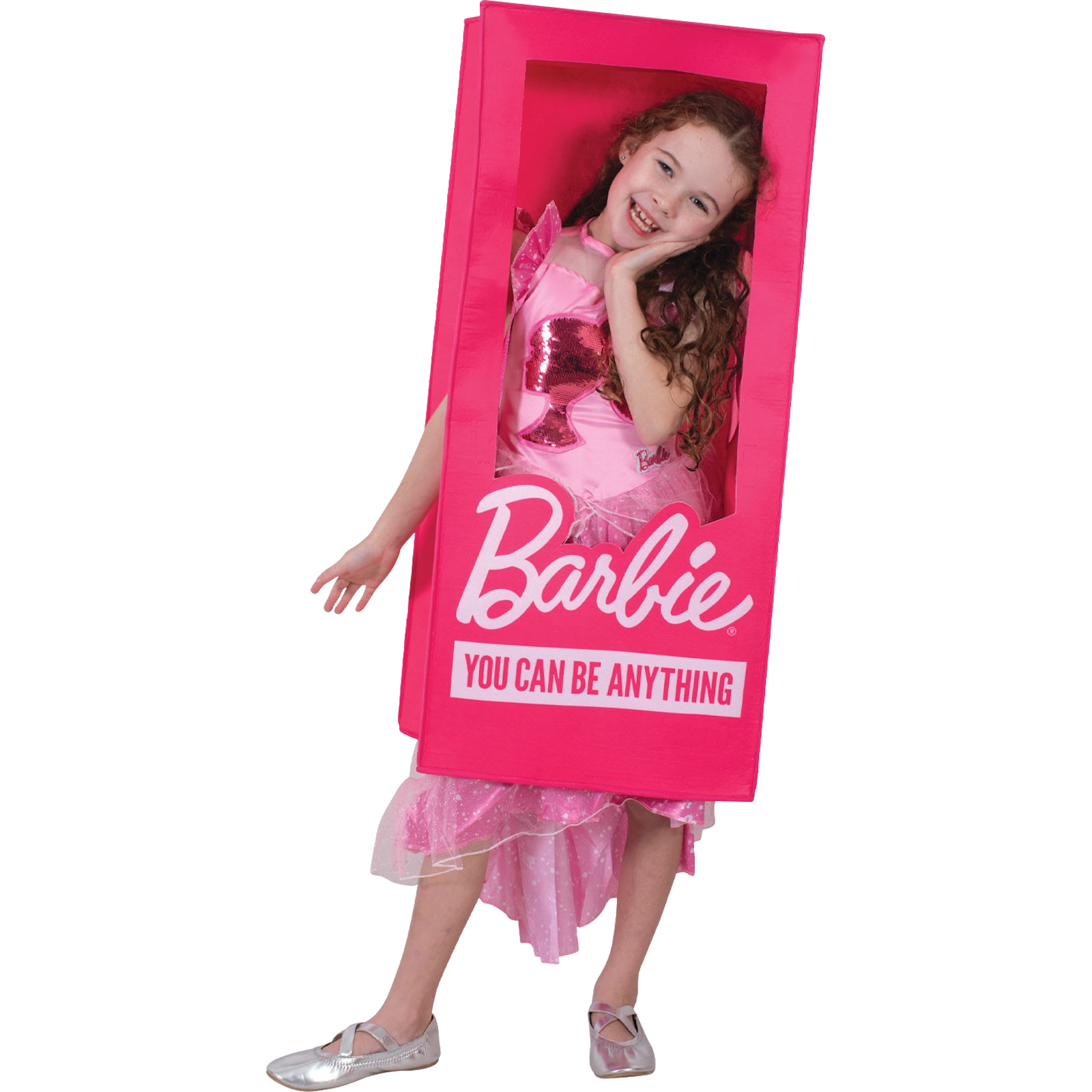 Barbie Kids Lifesize Doll Box Costume 