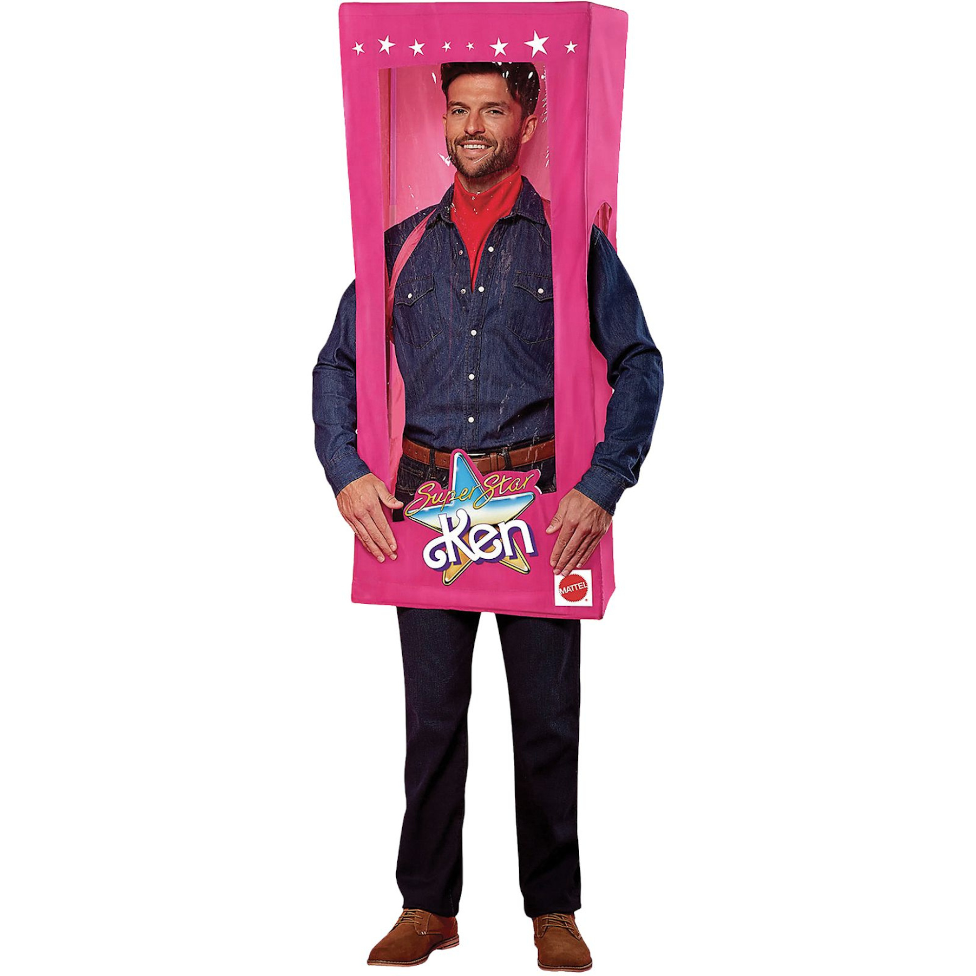 Men's Ken Doll Box Costume One Size