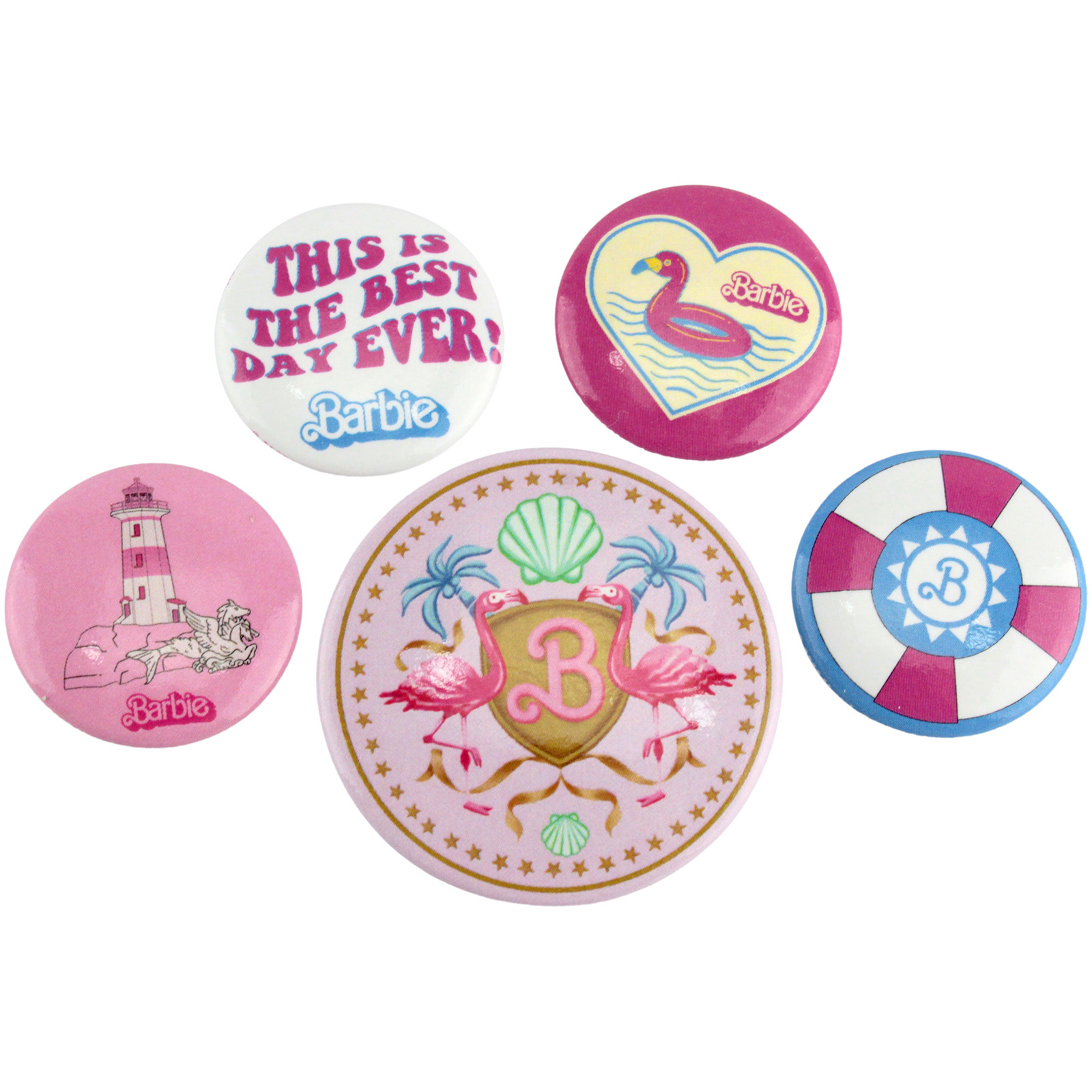 Barbie Badges (Pack of 5)