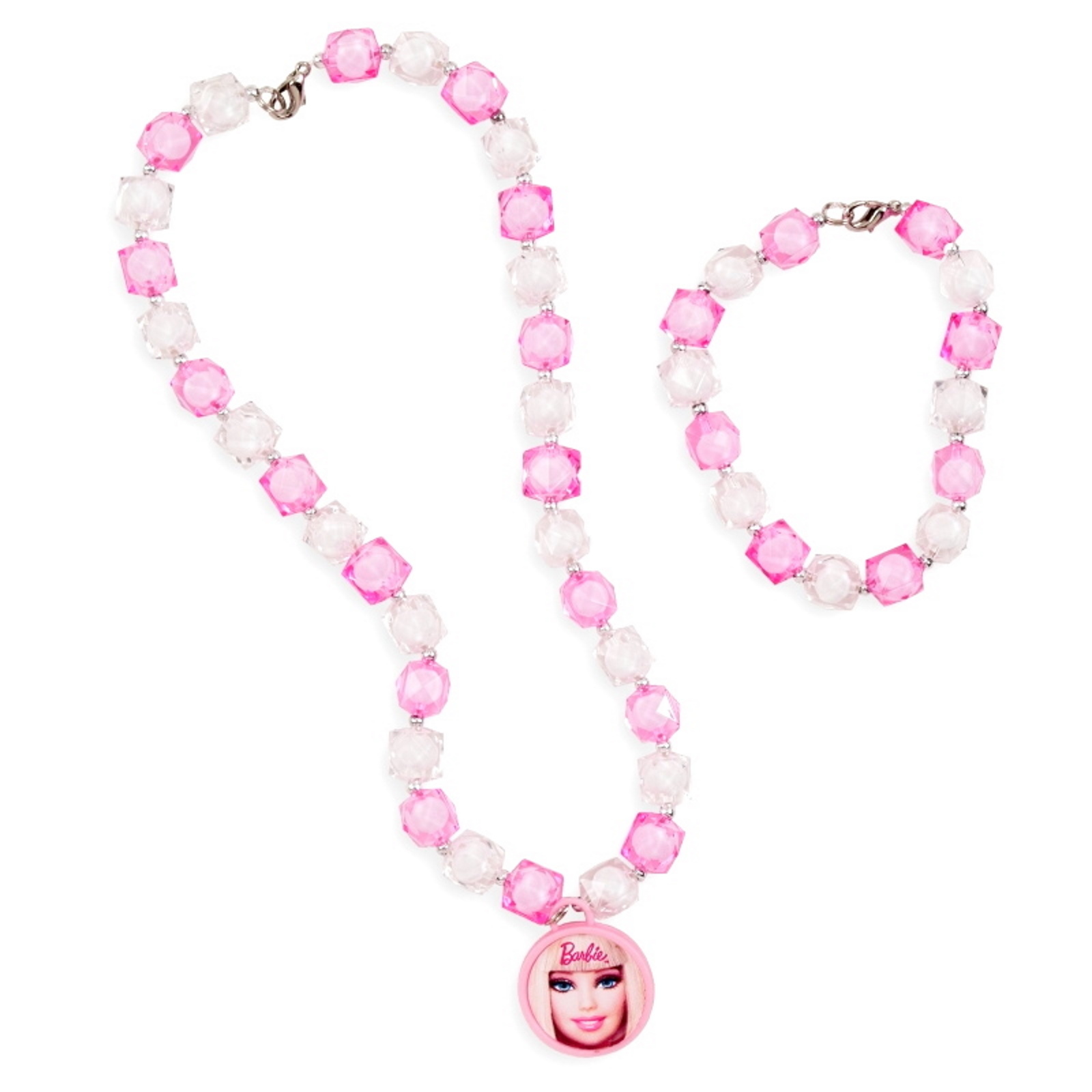 Barbie Doll'd Up Crystal Necklace and Bracelet Set