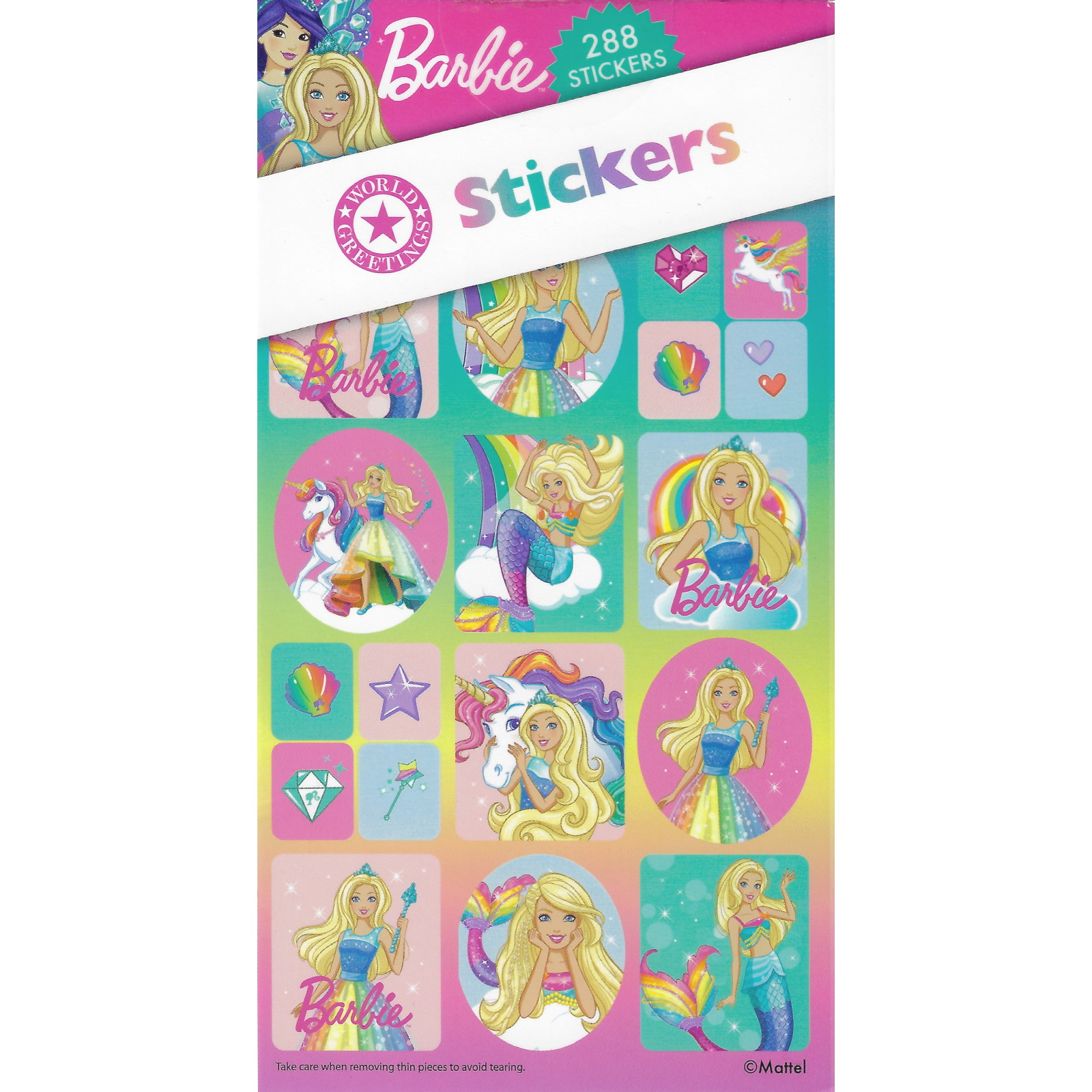 Barbie Sticker Book (12 Sheets)