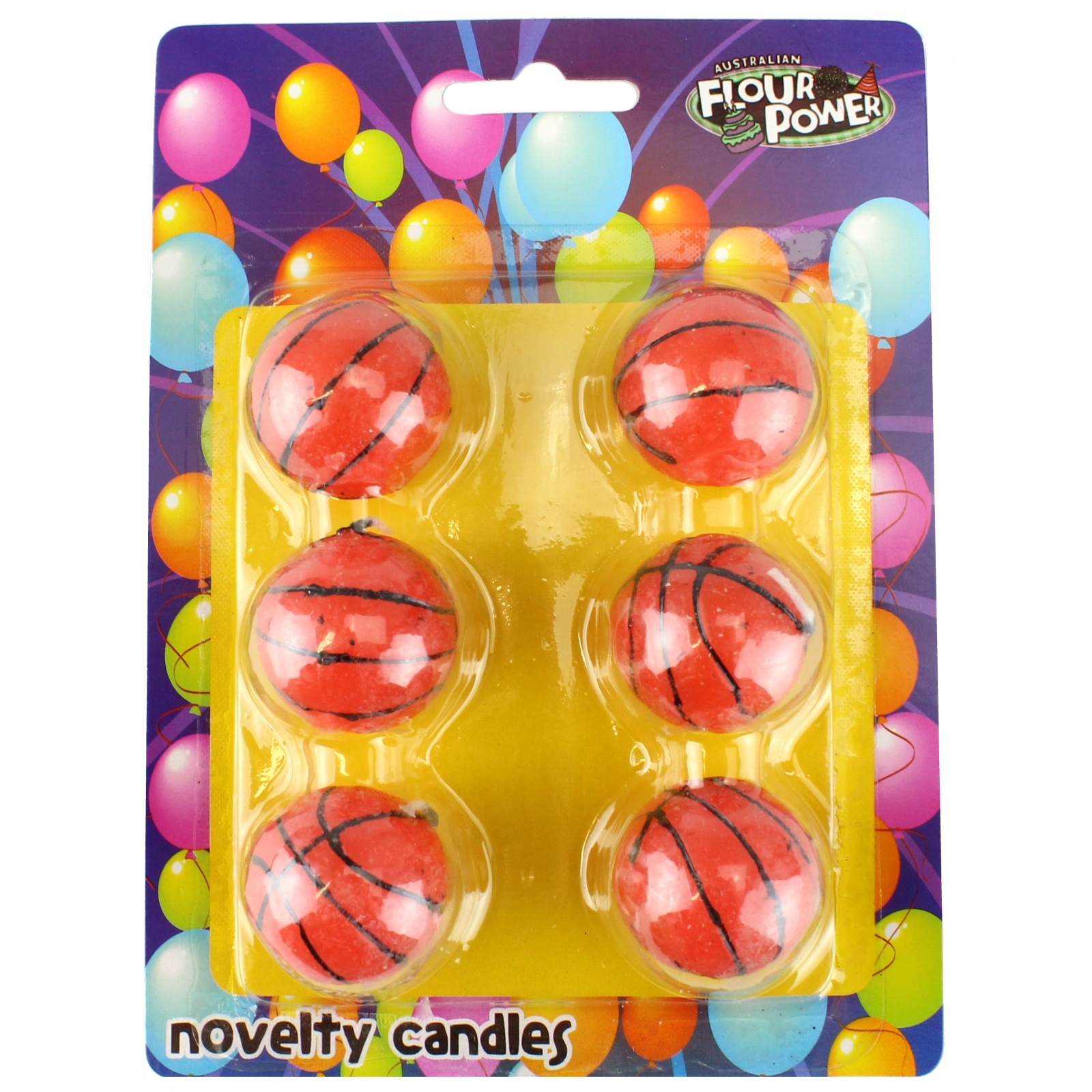 Basketball Candles (Pack of 6)