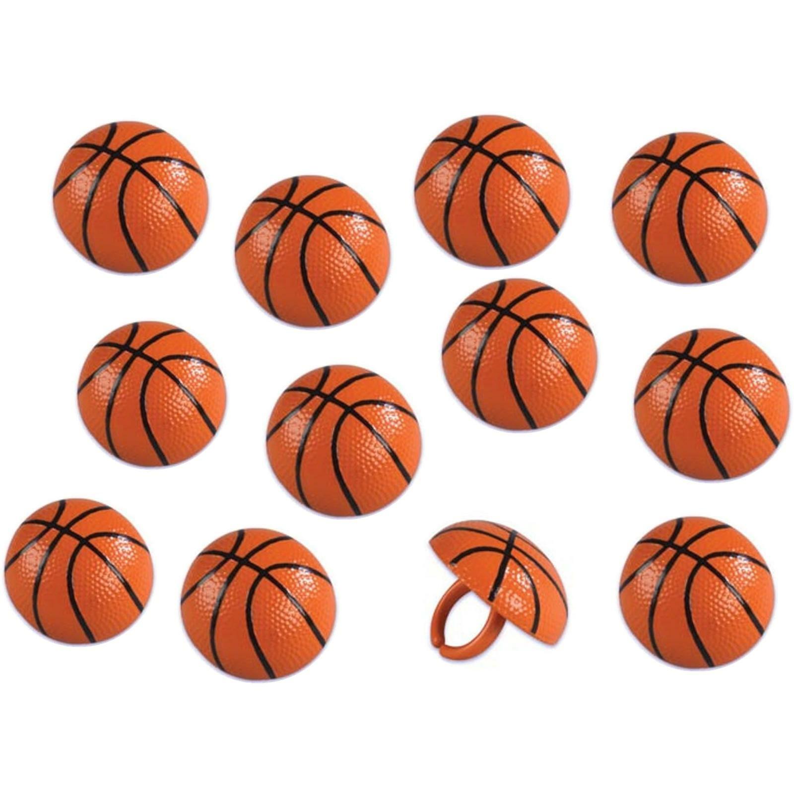 Basketball Cupcake Rings (Pack of 12)