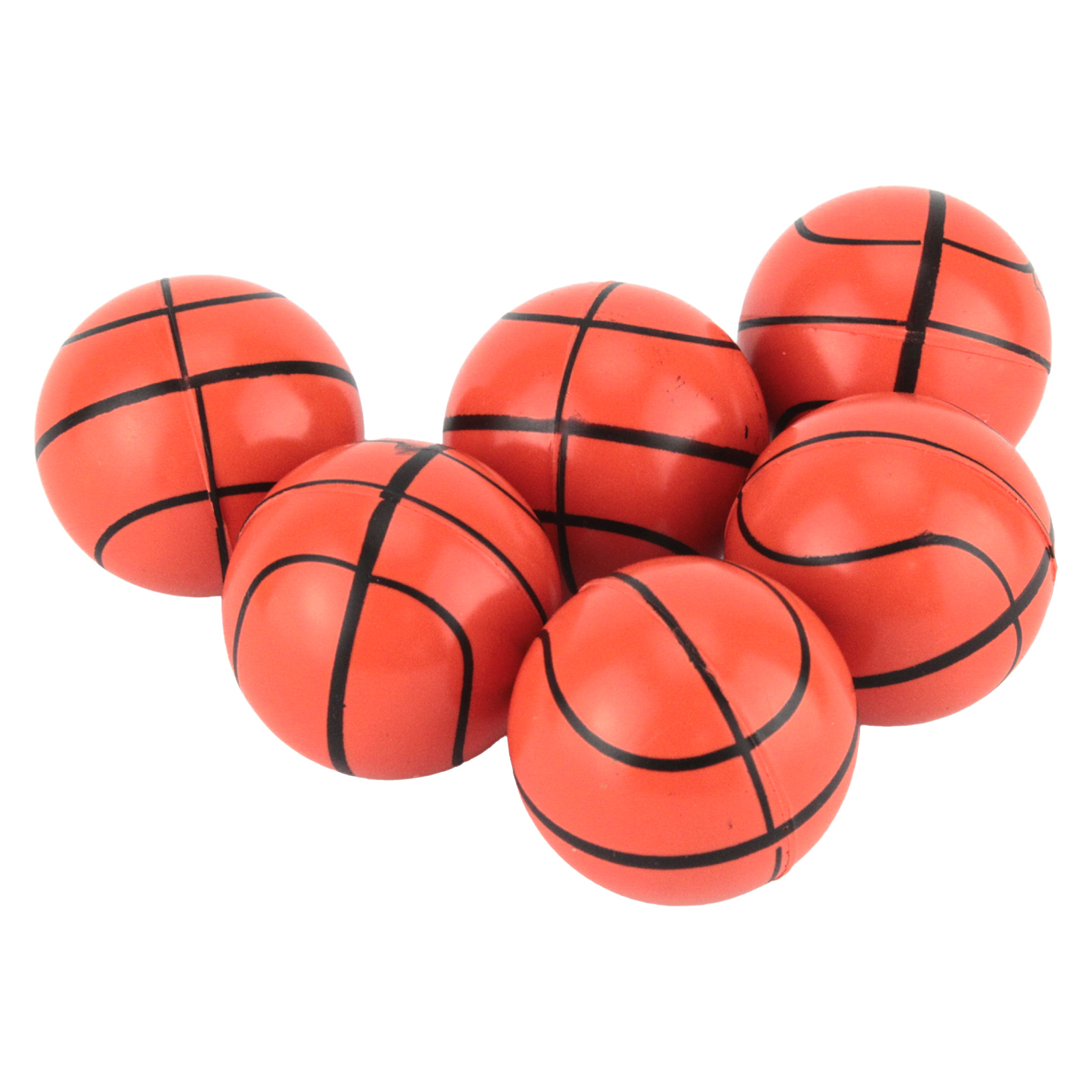 Basketball High Bounce Balls 4.5cm (Pack of 6)