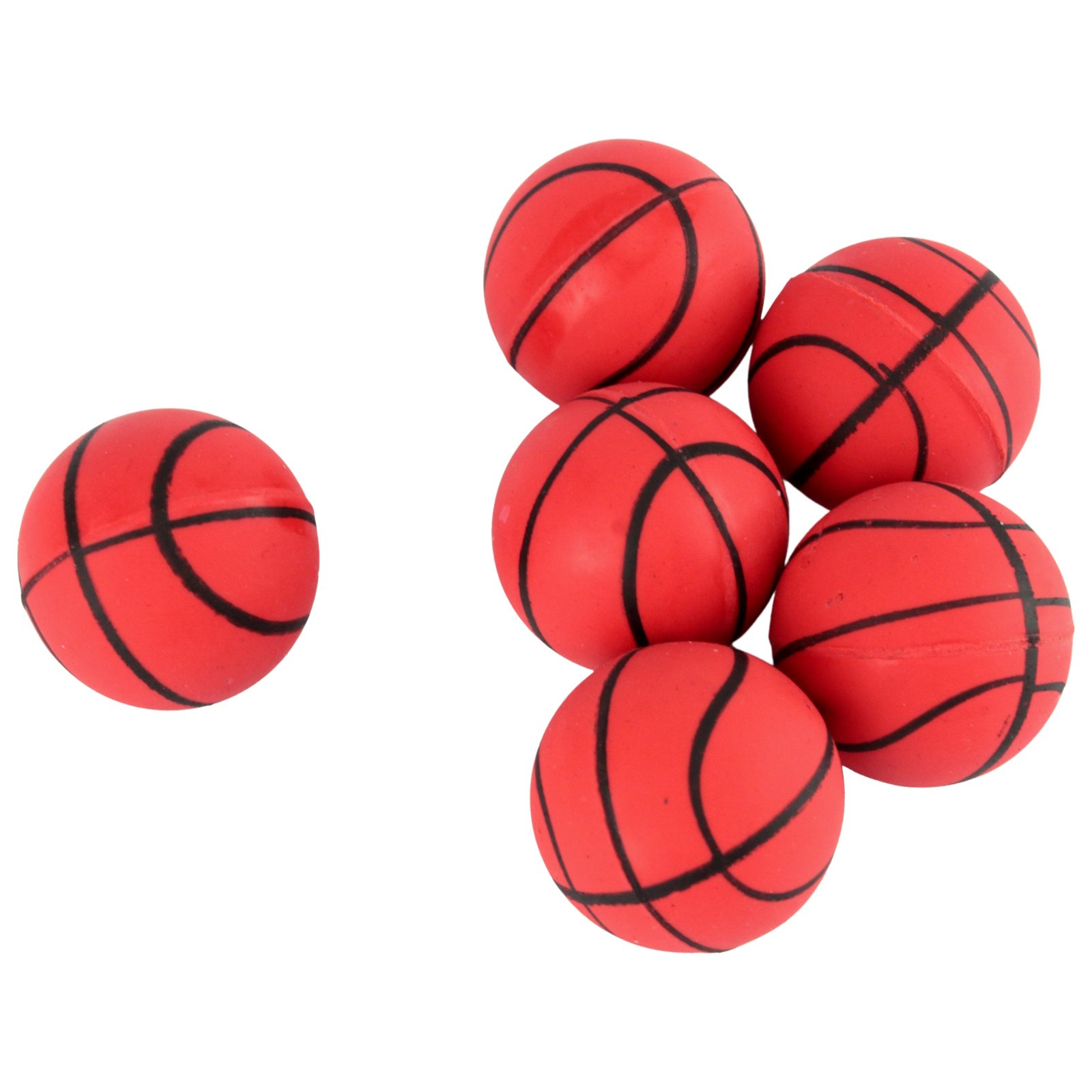 Basketball High Bounce Balls (Pack of 6)