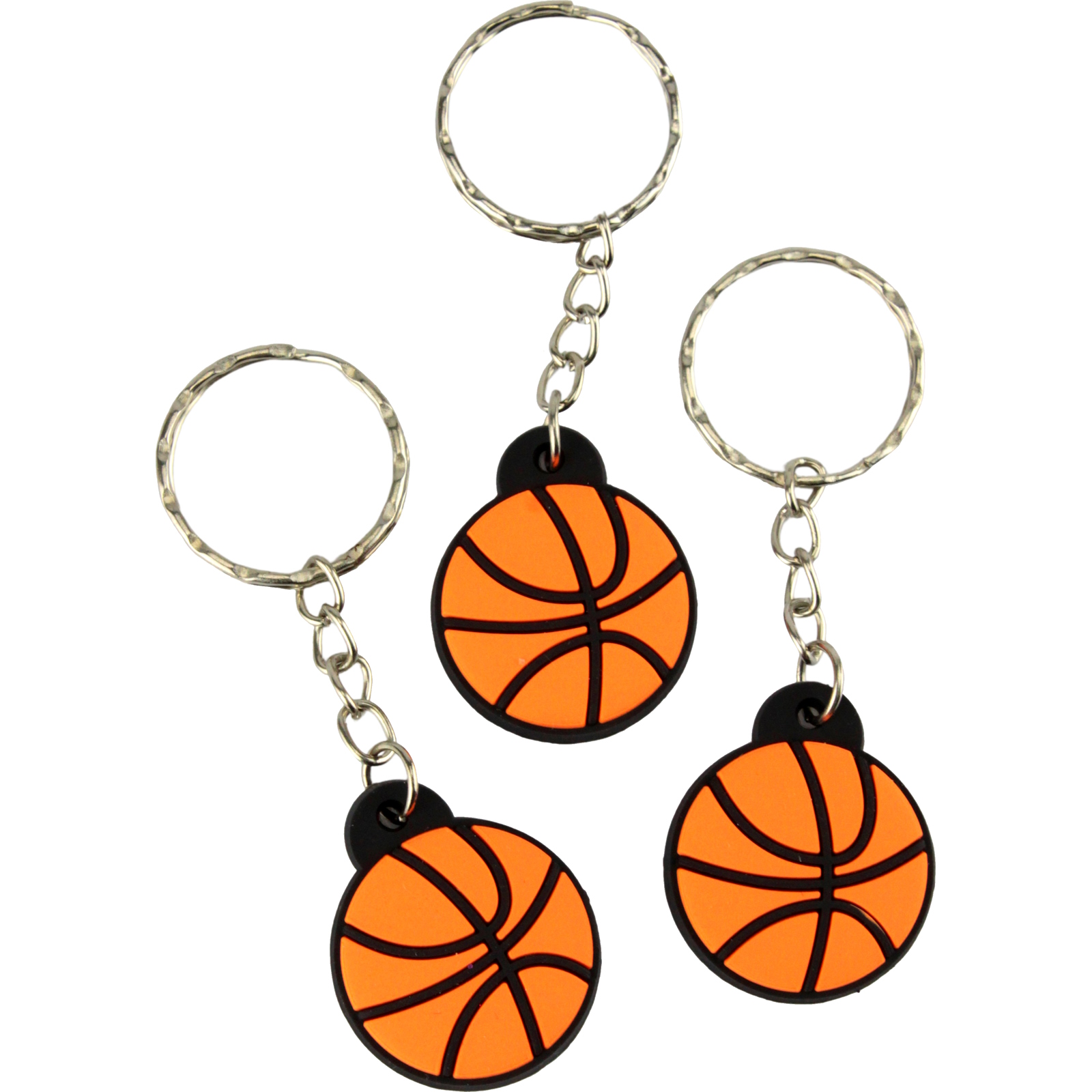 Basketball Keyrings (Pack of 3)