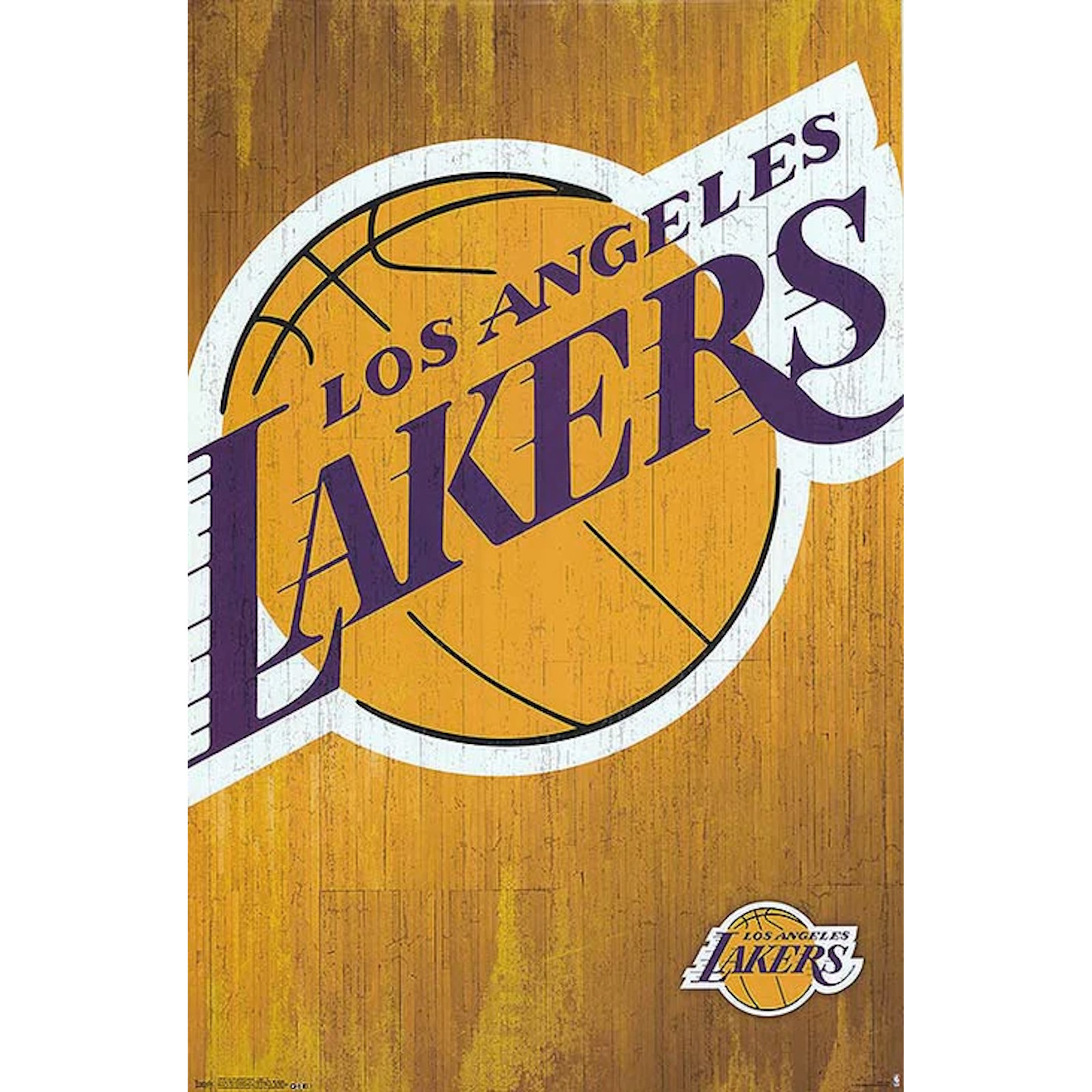 NBA LA Lakers Basketball Poster
