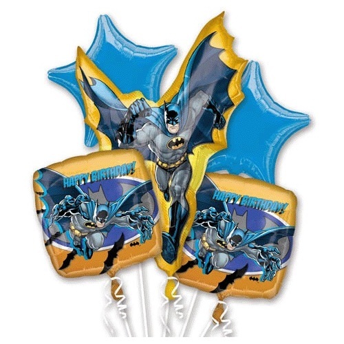 Batman Helium Balloon Bouquet