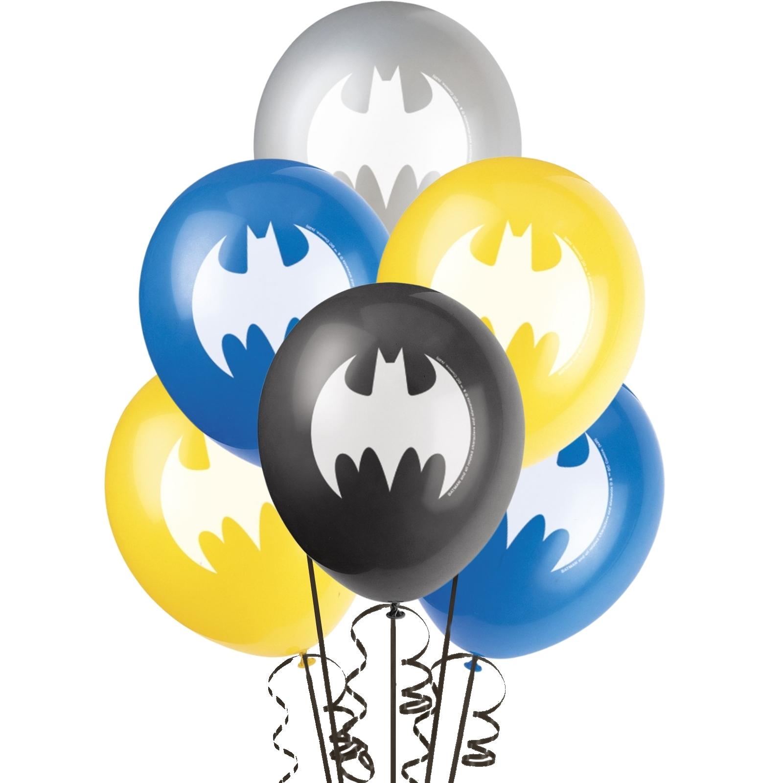 Batman Latex Balloons (Pack of 8)