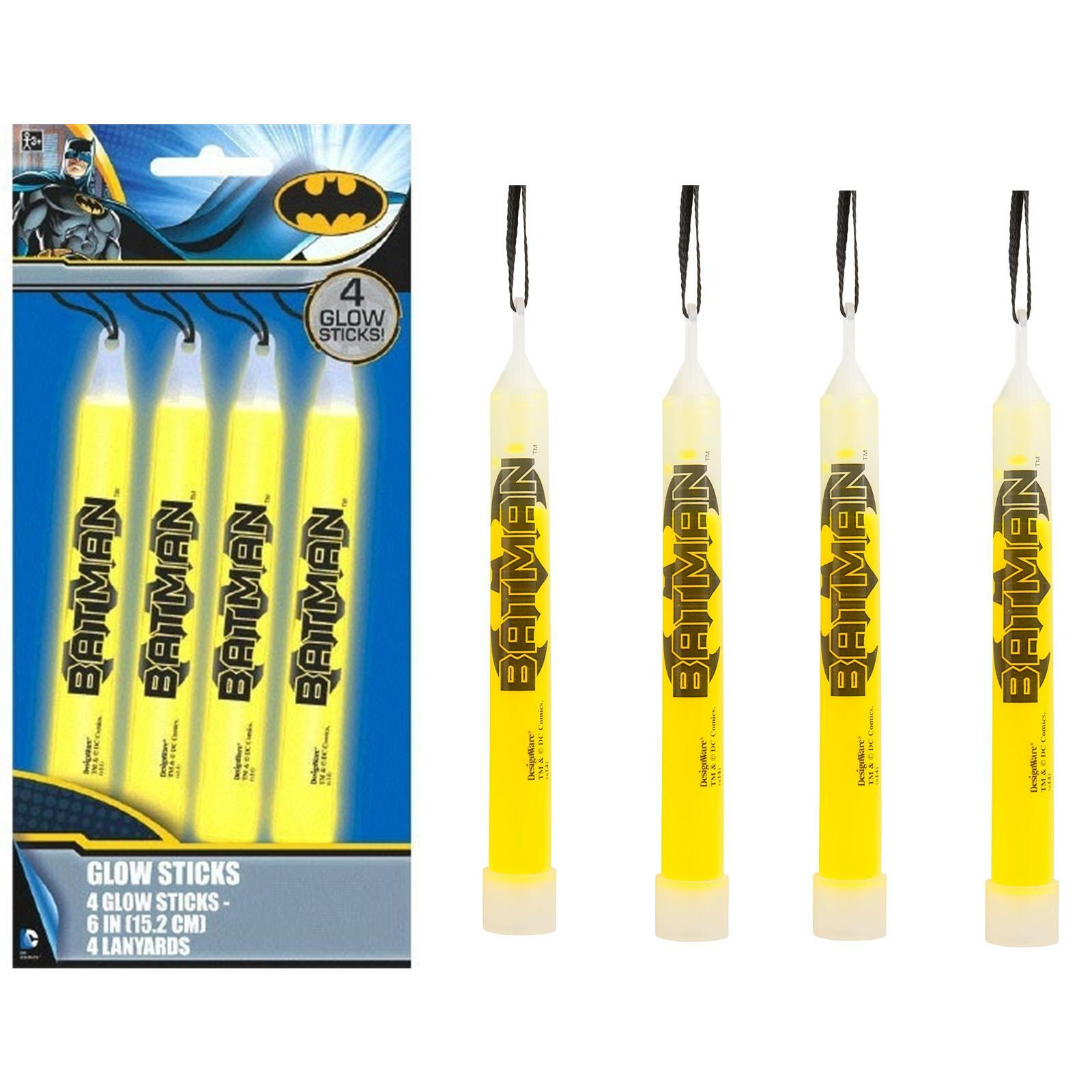Batman Glow Stick Necklaces (Pack of 4)
