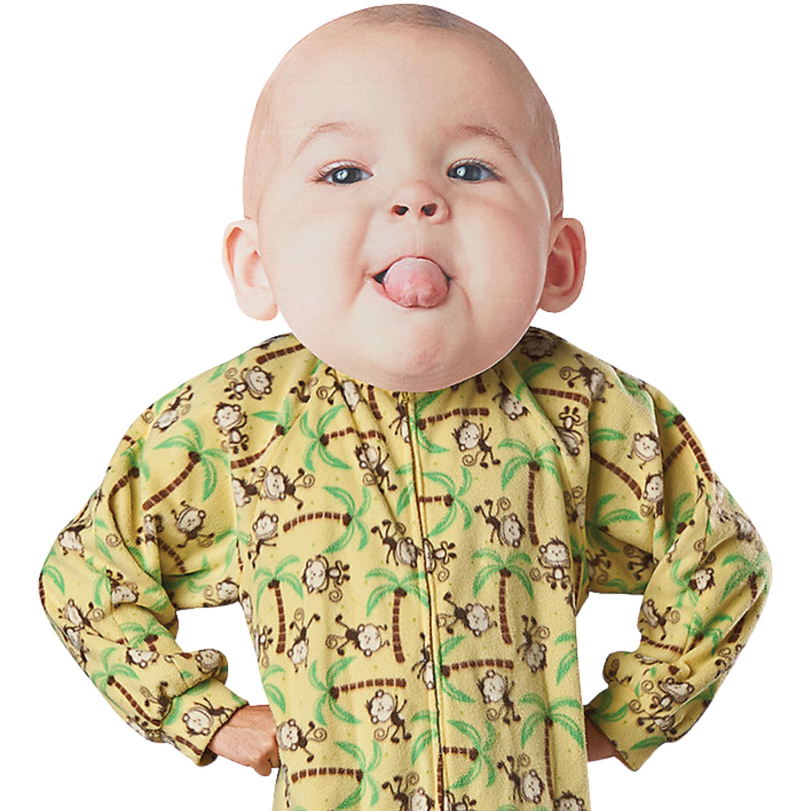 Silly Baby Face Adult Mask