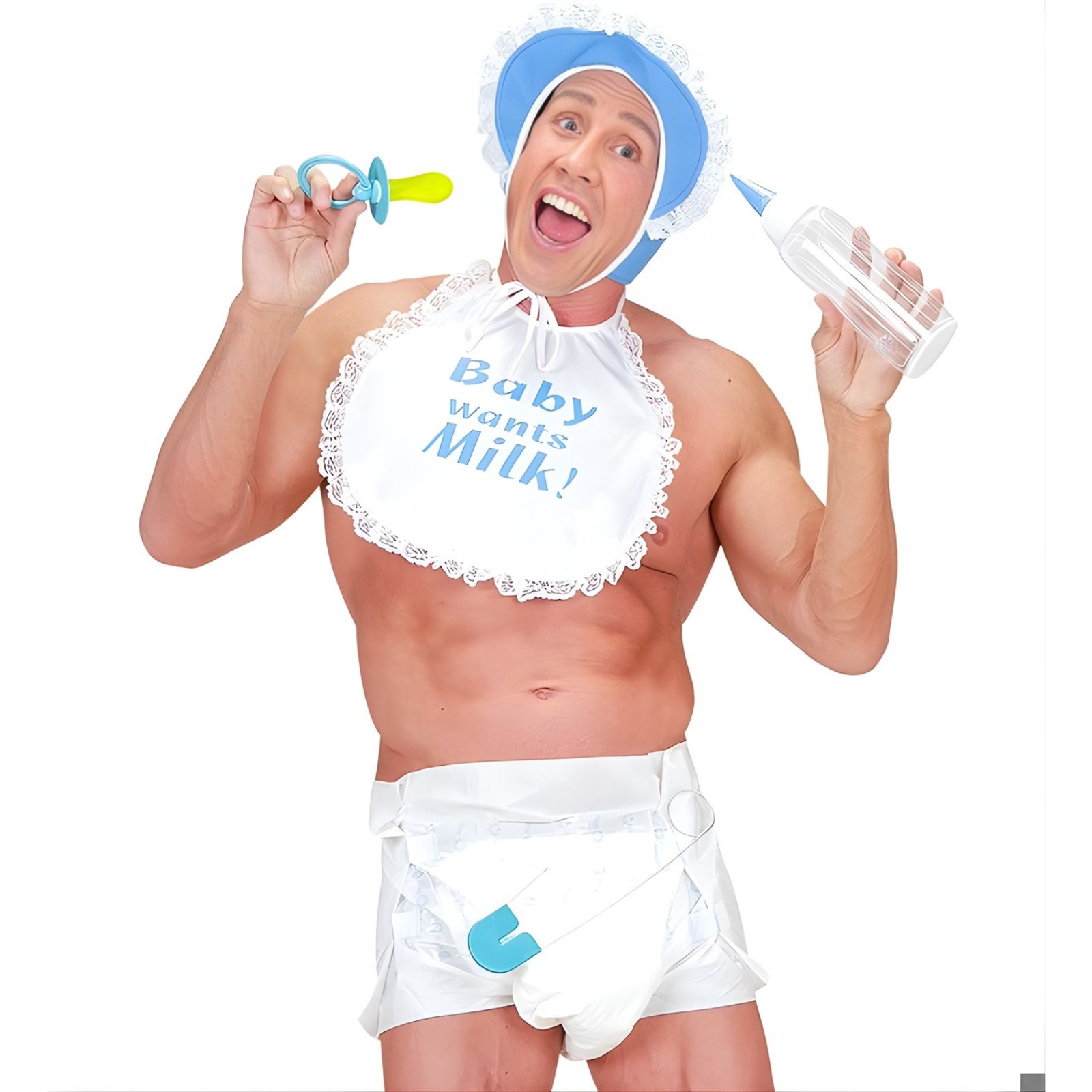 Adult Baby Boy Accessory Kit