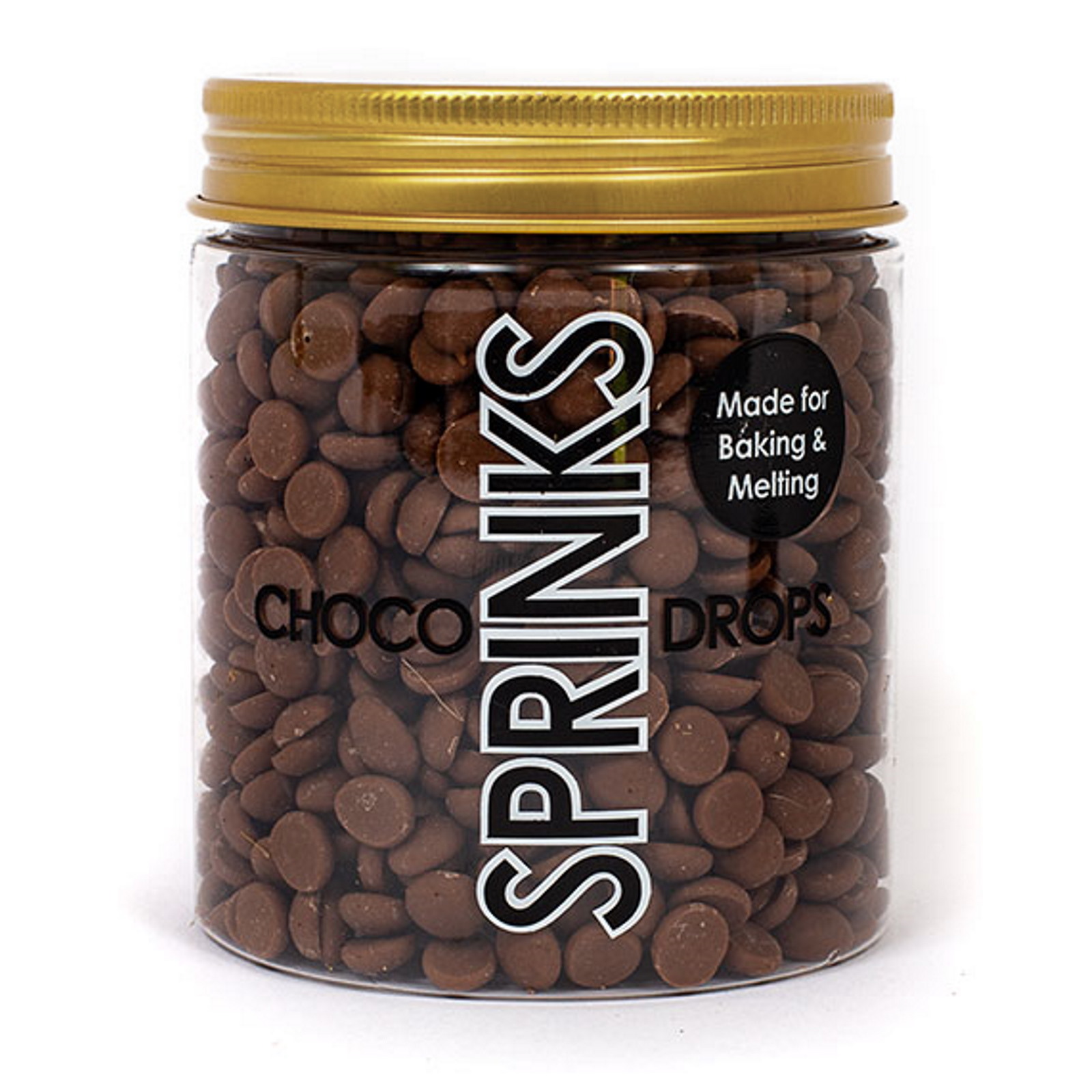 Sprinks Chocolate Brown Choco Drops (200g) 