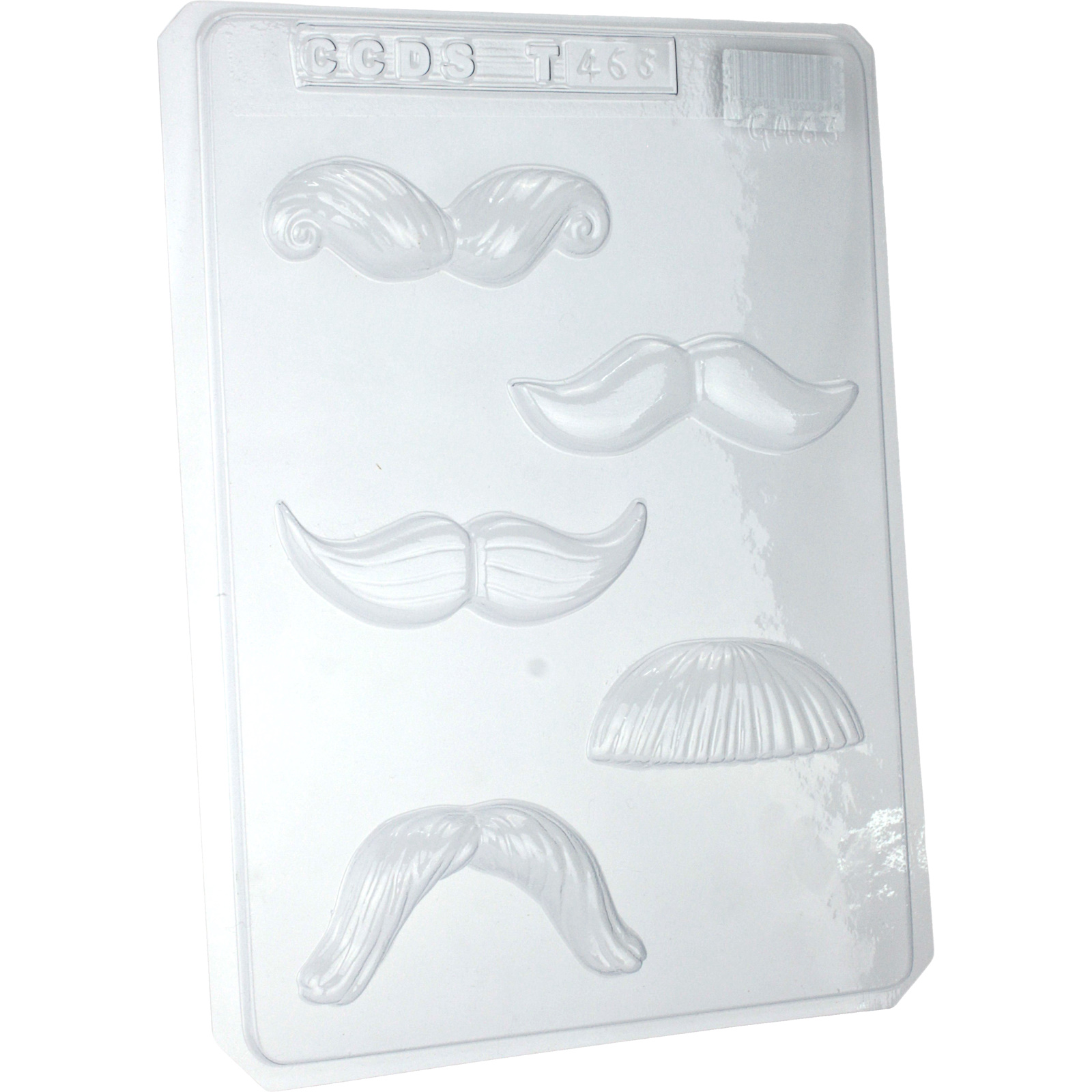 Moustache Plastic Chocolate Moulds (1 Sheet) 