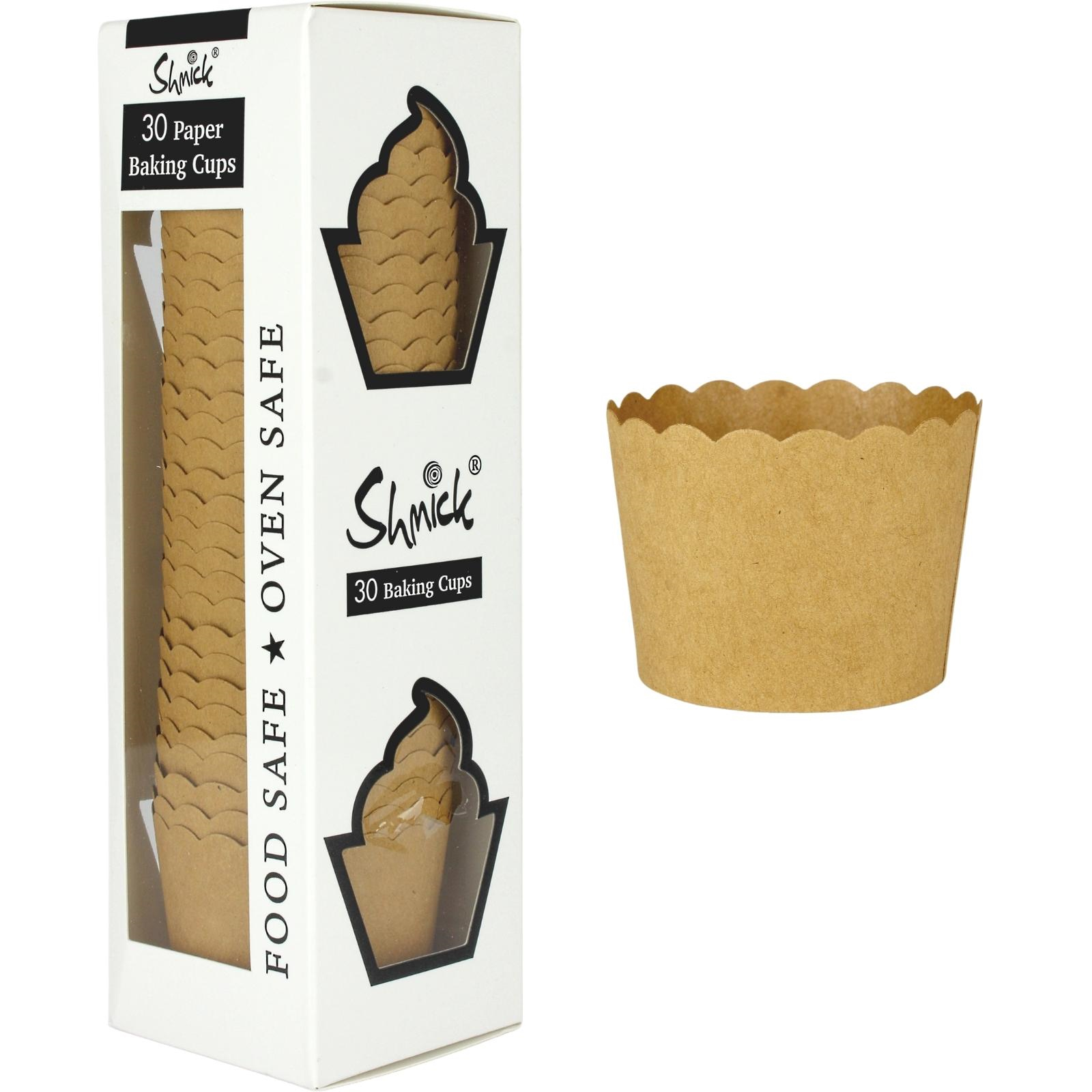 Brown Kraft Paper Baking Cups (Pack of 30)