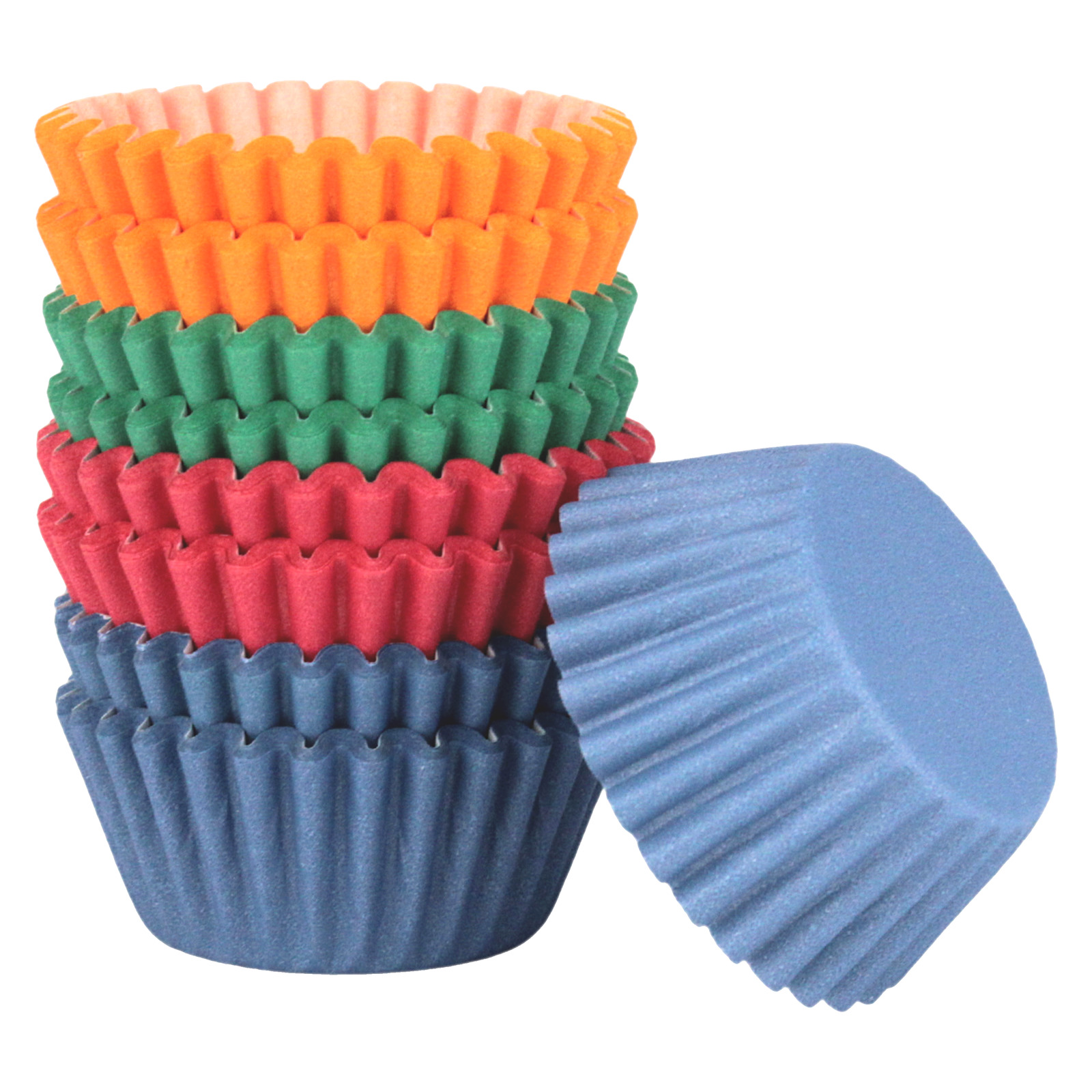 Assorted Bright Baking Cups 40mm (Pack of 200)
