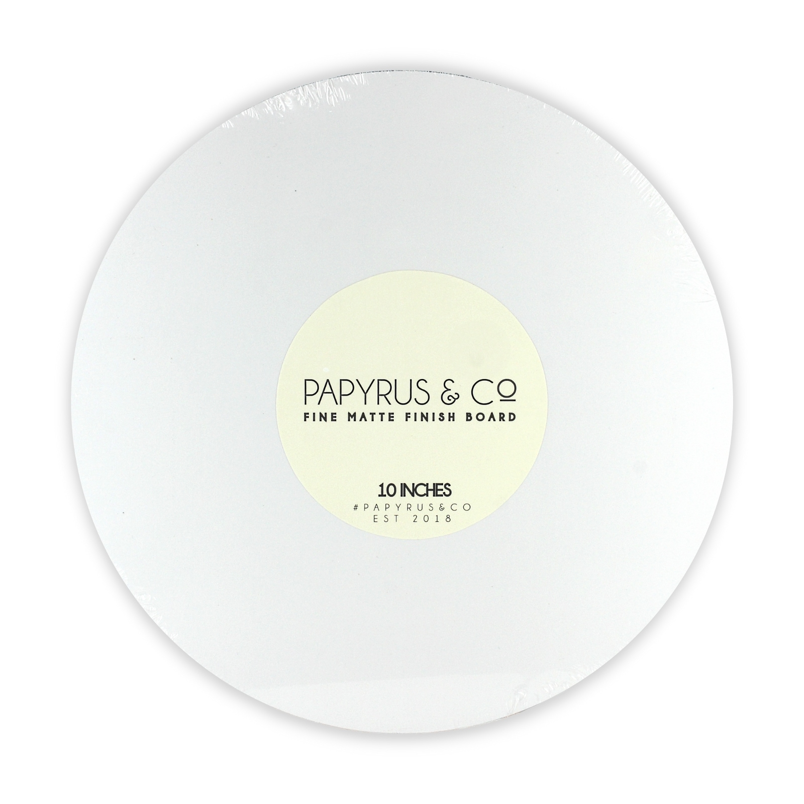 Papyrus & Co Round Matte White Cake Board 25cm 
