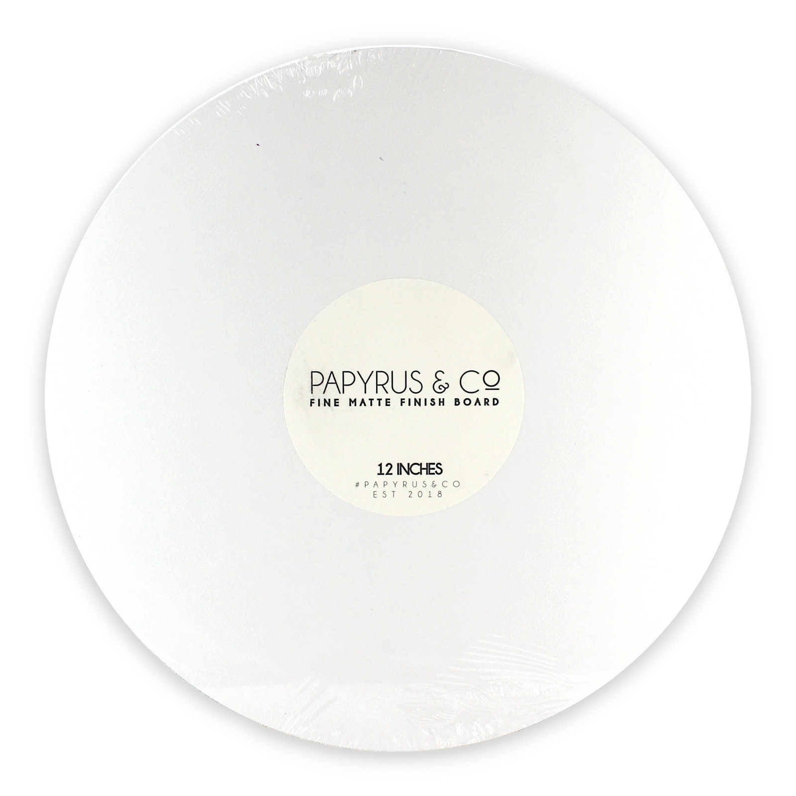 Papyrus & Co Round Matte White Cake Board 30cm  