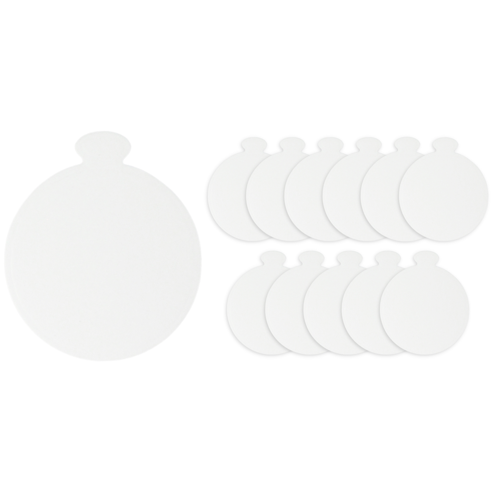 White Mini Round Cake Boards 8.5cm (Pack of 12)