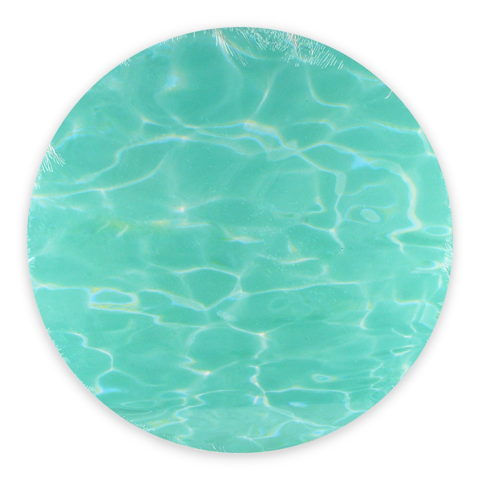 Rippled Blue Water Print Round Cake / Serving Board 30cm 