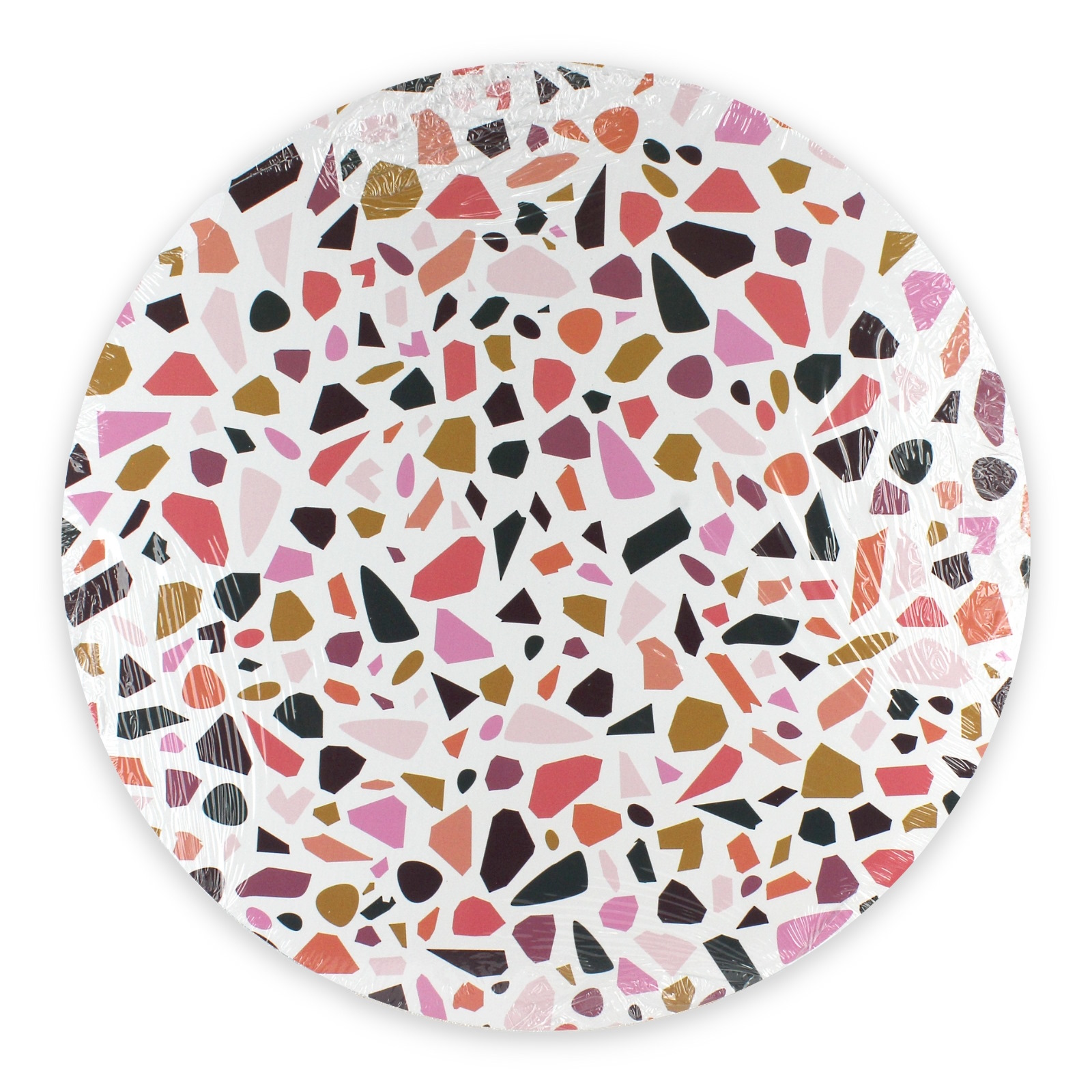 Terrazzo Print Round Cake / Serving Board 30cm 