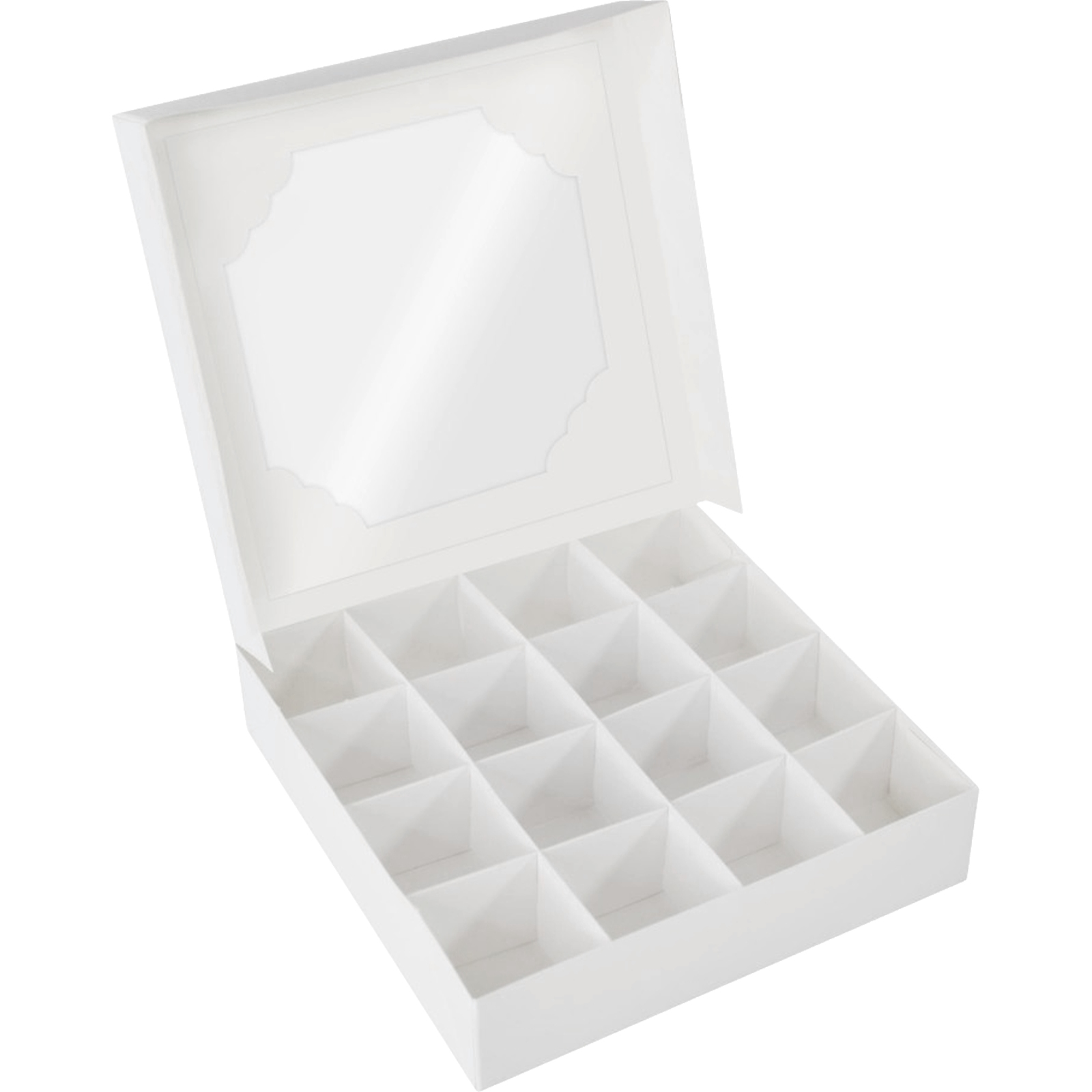 White Chocolate / Cookie Treat Boxes With Window (Pack of 5) 