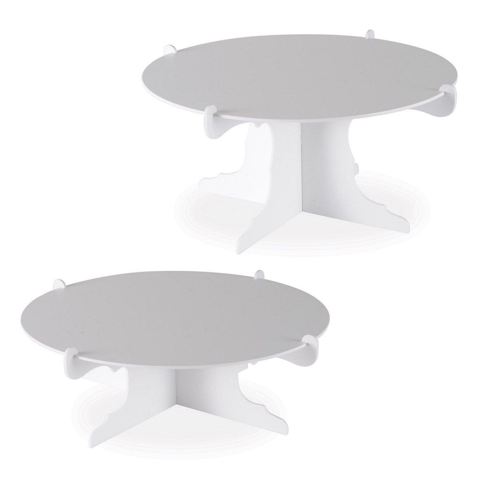 White Cake Stands (Pack of 2)
