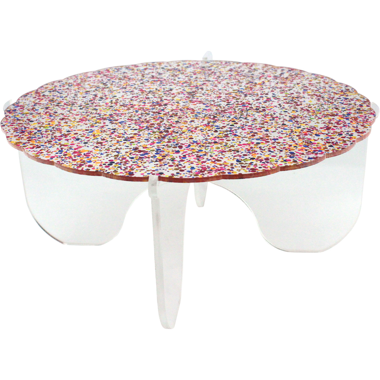 Glitter Plateau Gateau Acrylic Cake Stand 27cm