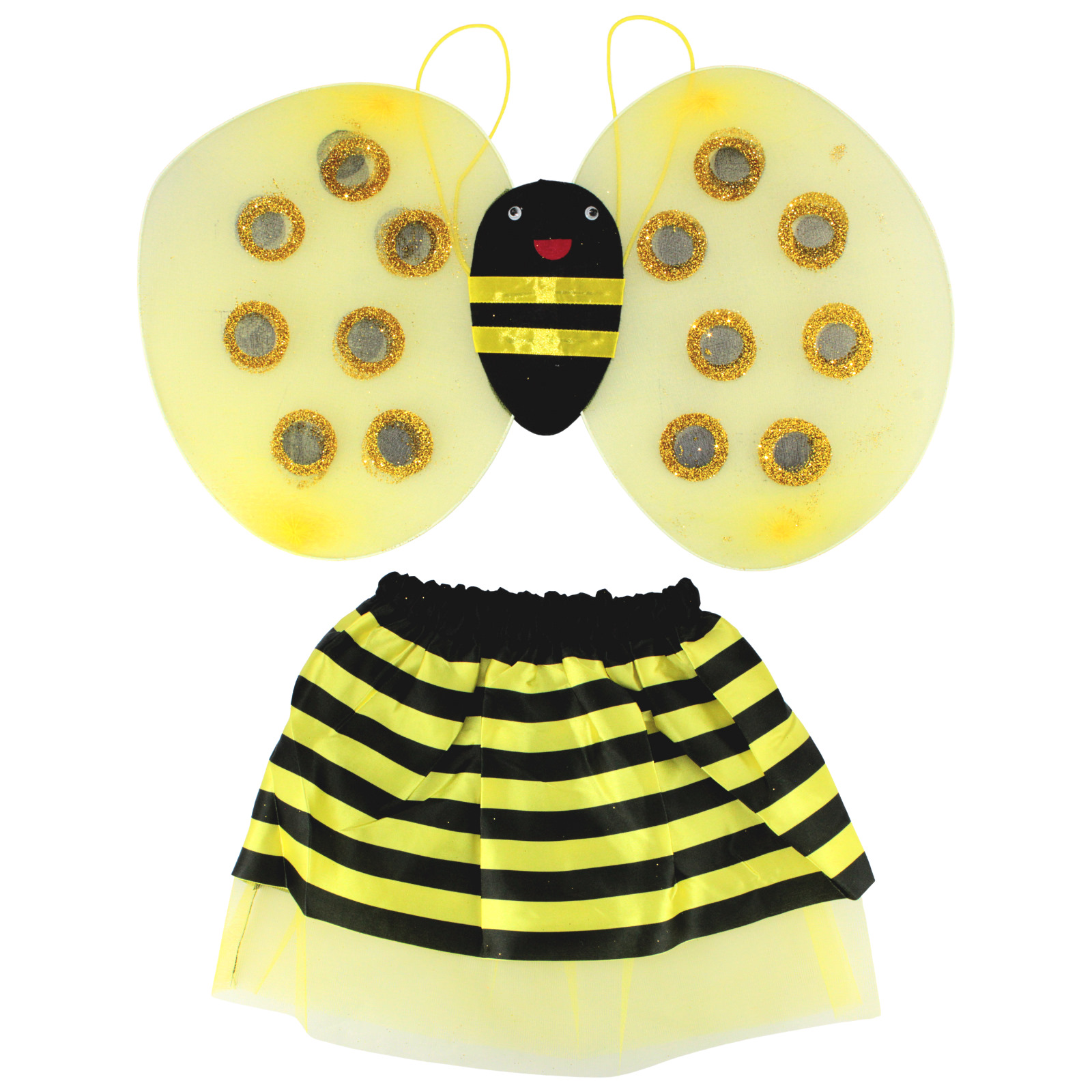 Bumble Bee Tutu and Wings Set
