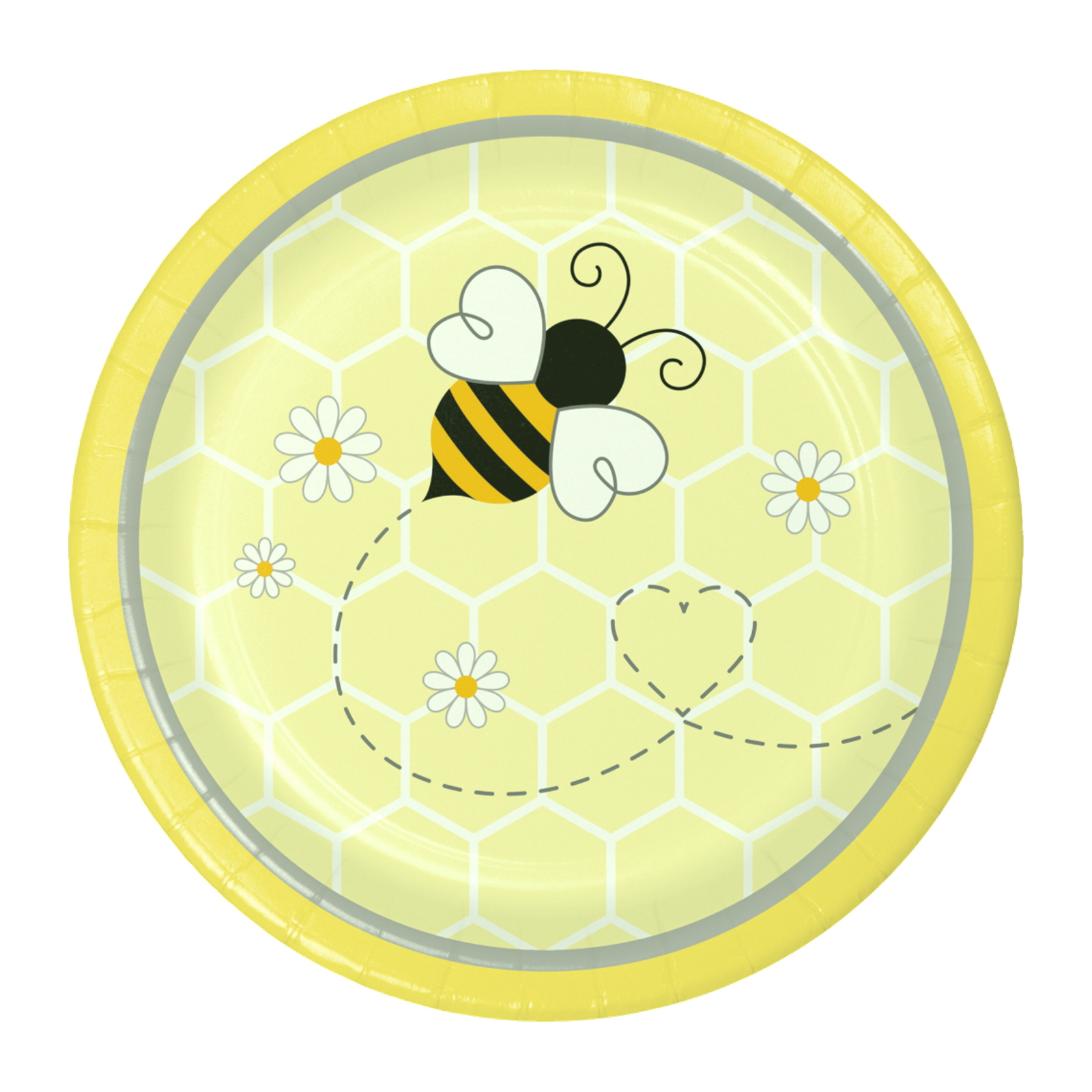 Bumblebee Small Paper Plates (Pack of 8)