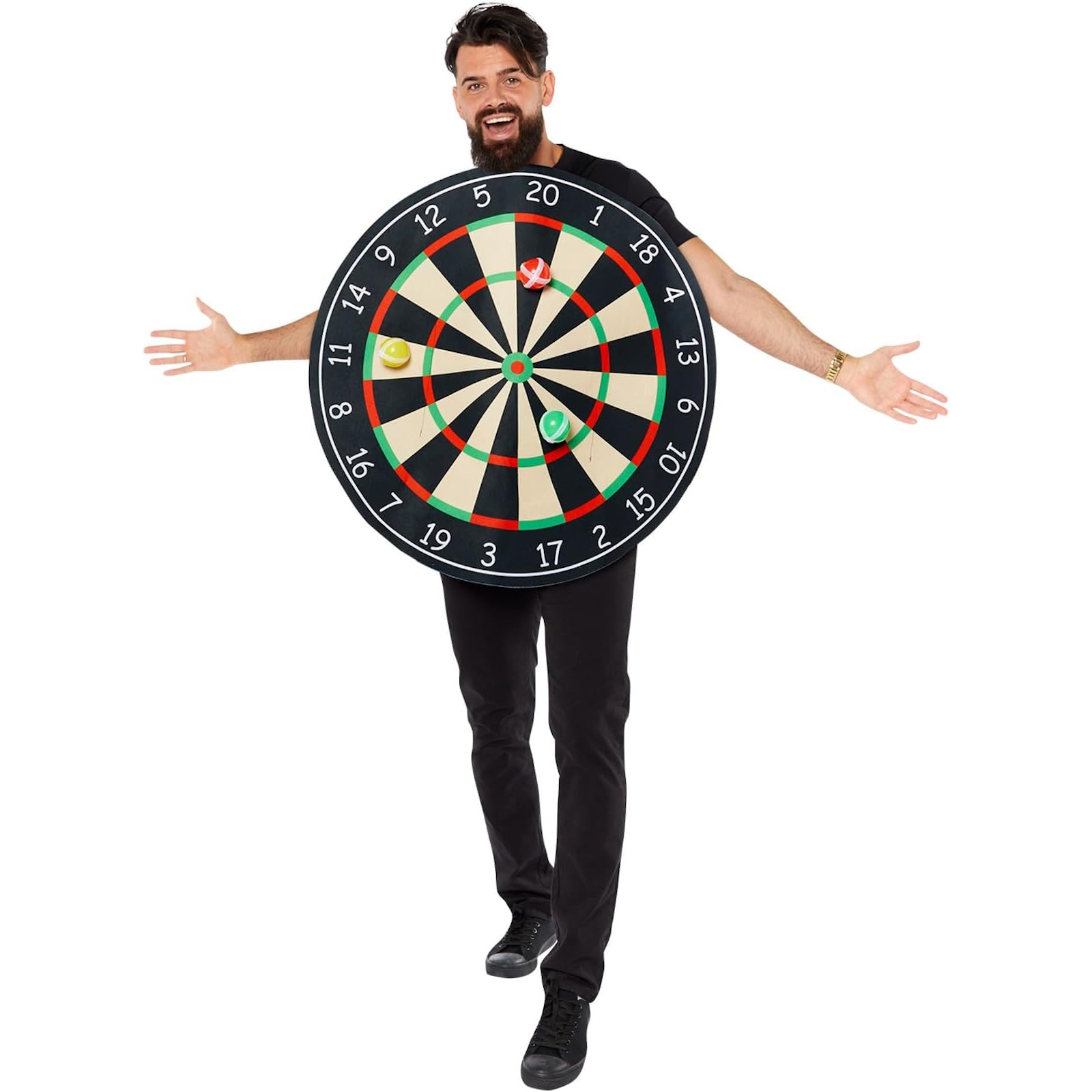 Dartboard Costume Adult Standard One Size