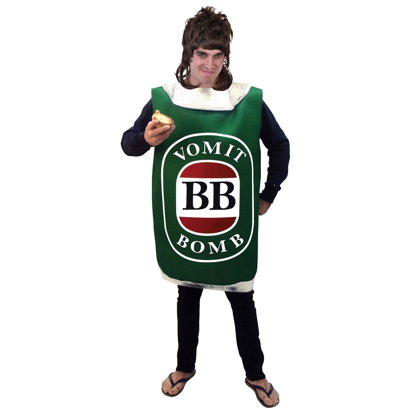 Bogan Beer Can Costume Adult Standard One Size 