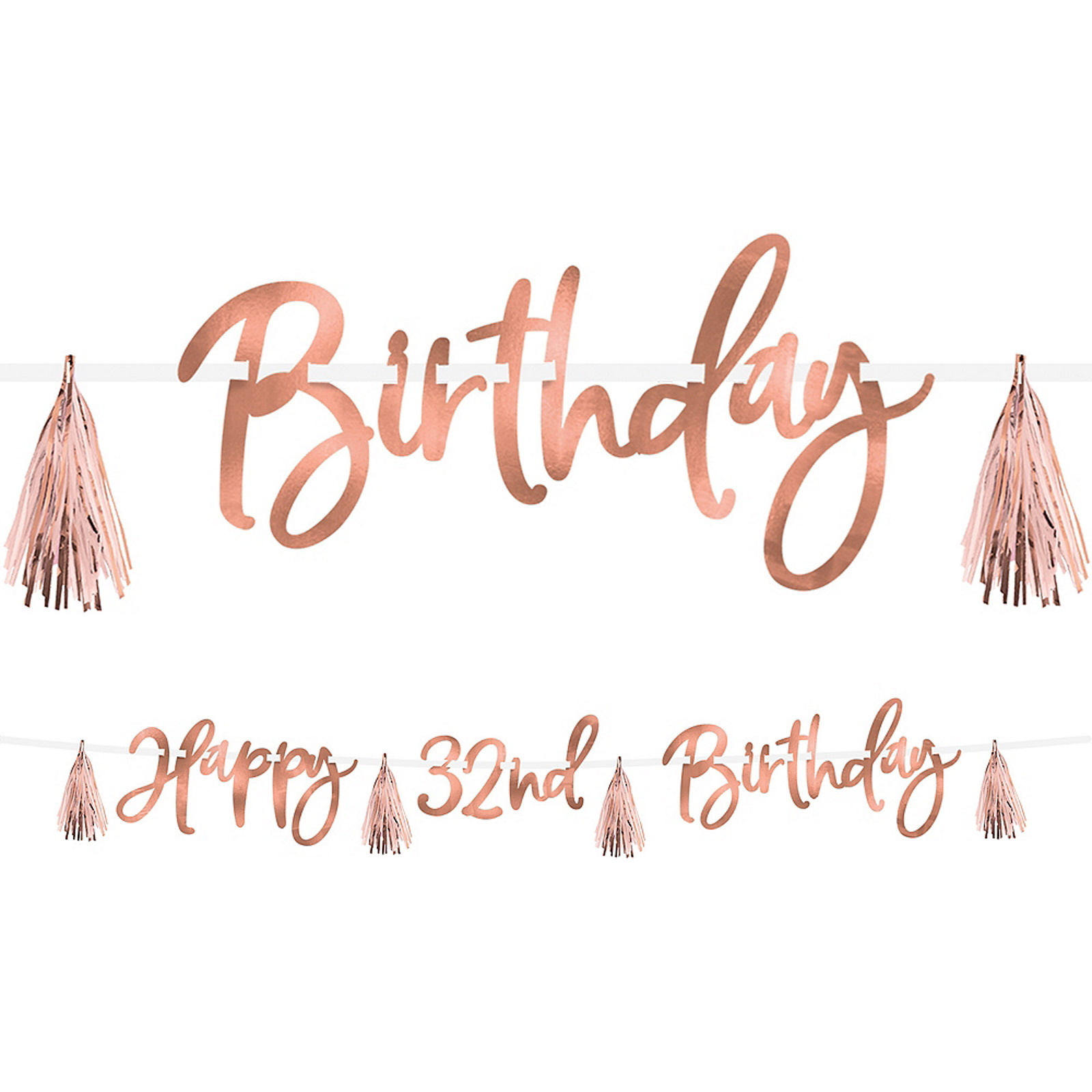 Blush Birthday Add an Age Banner Kit