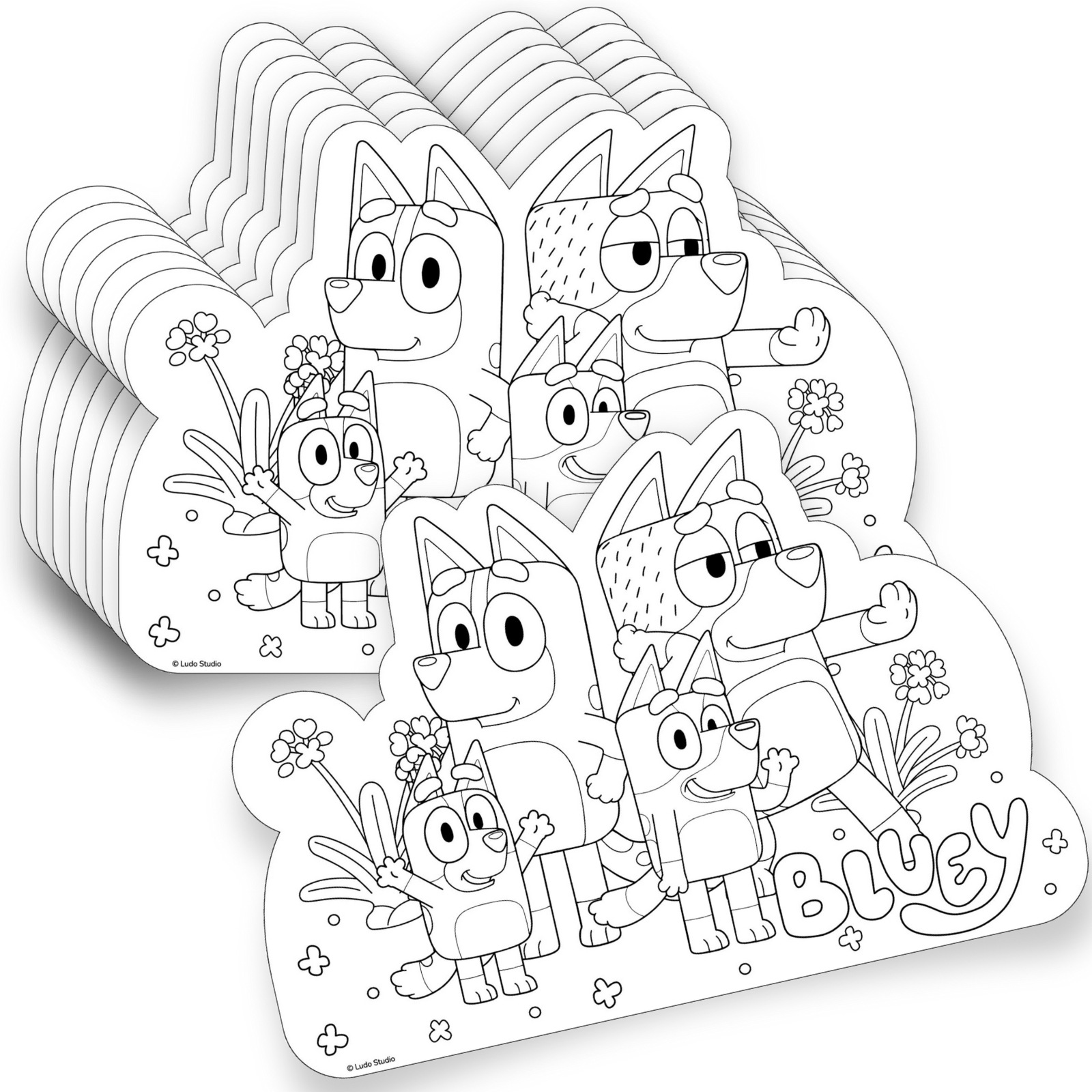 Bluey Colouring In Placemats (Pack of 8)