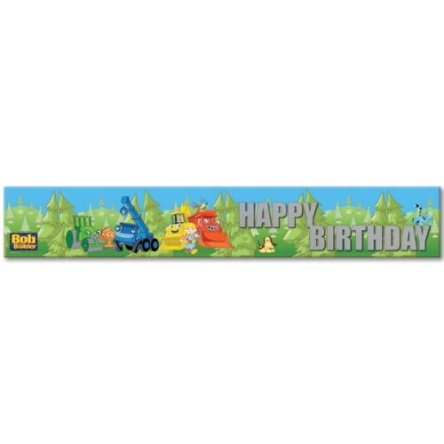 Bob The Builder Happy Birthday Banner