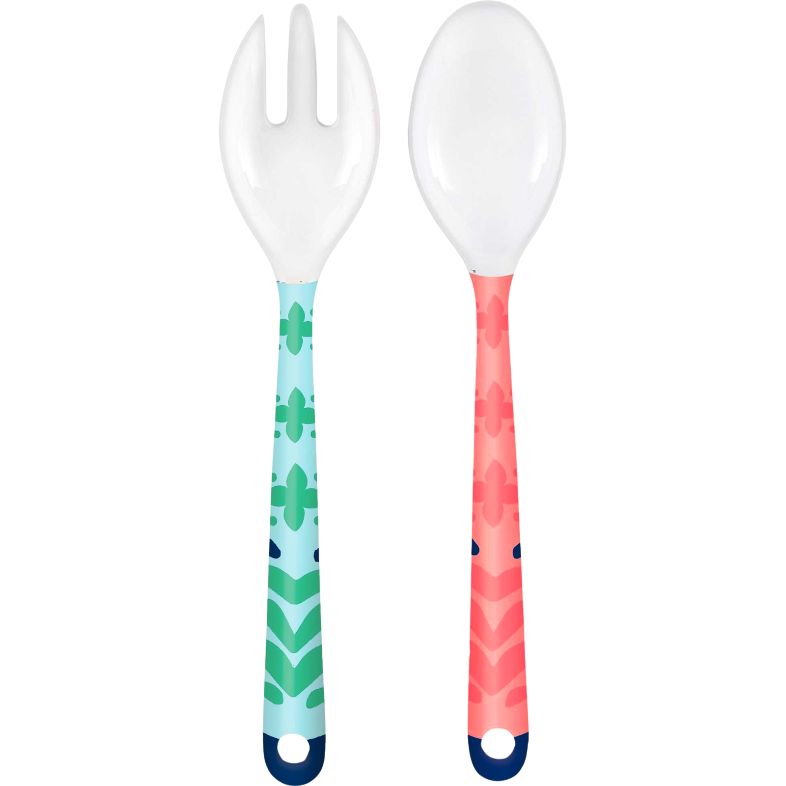 Boho Vibes Melamine Serving Utensils (Set of 2) 