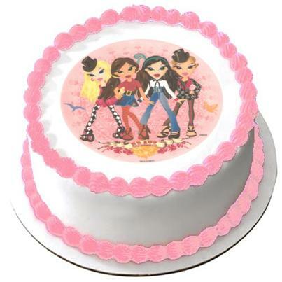 Bratz Edible Icing Cake Decoration