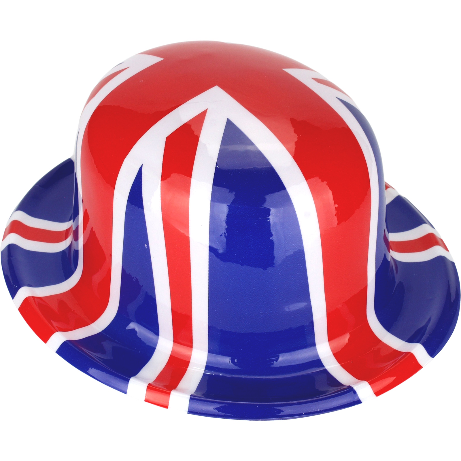 Patriotic British Plastic Bowler Hat