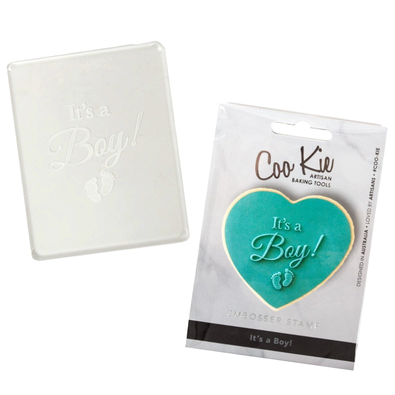  Coo Kie It's a Boy! Embosser Stamp 
