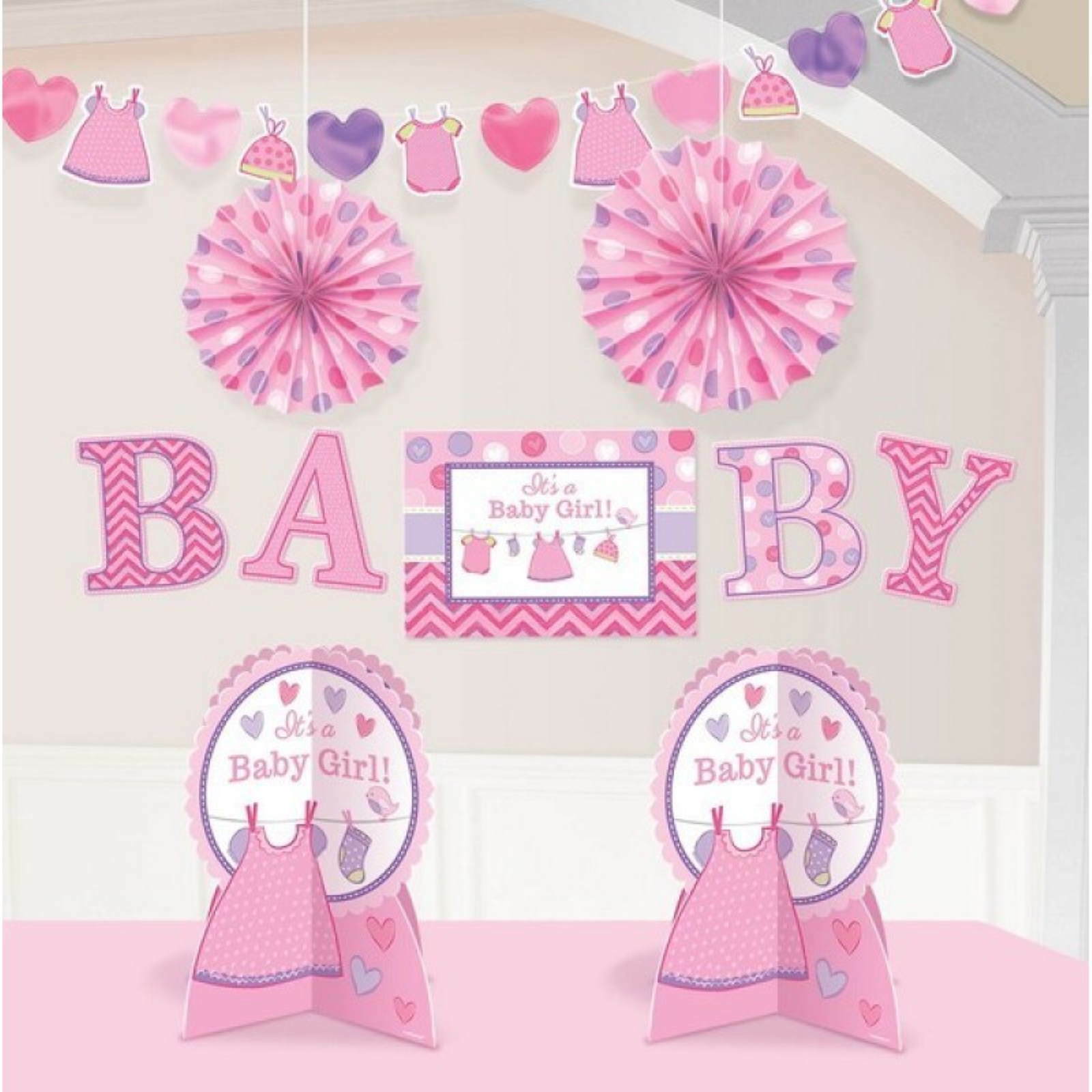 Shower With Love Girl Room Decorating Kit