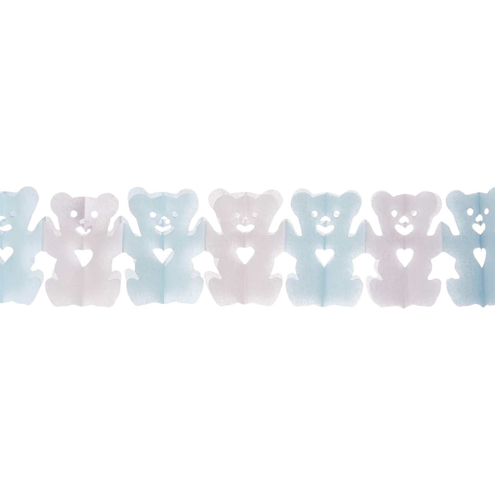 Teddy Bear Tissue Garland Banner