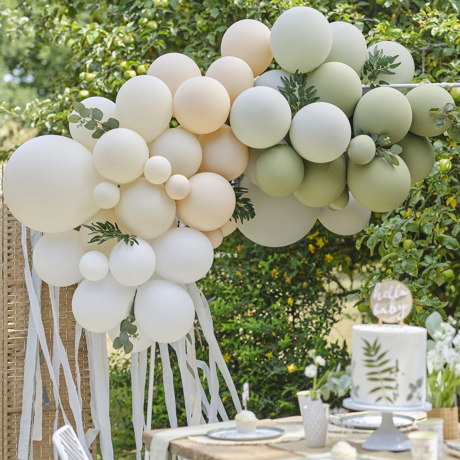 Ginger Ray Botanical Baby Balloon Arch Kit