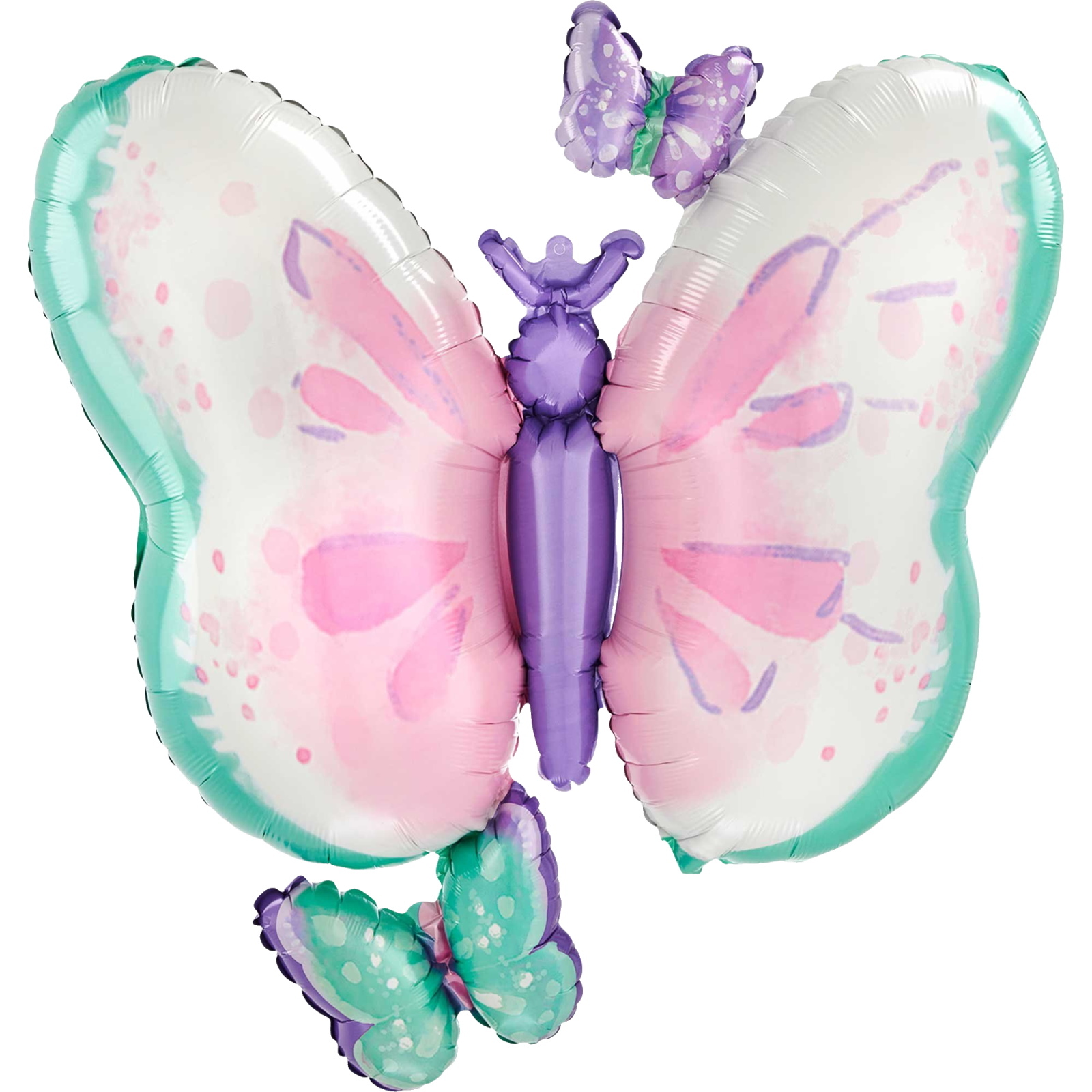 Butterfly Flutters Supershape Foil Helium Balloon 77cm 