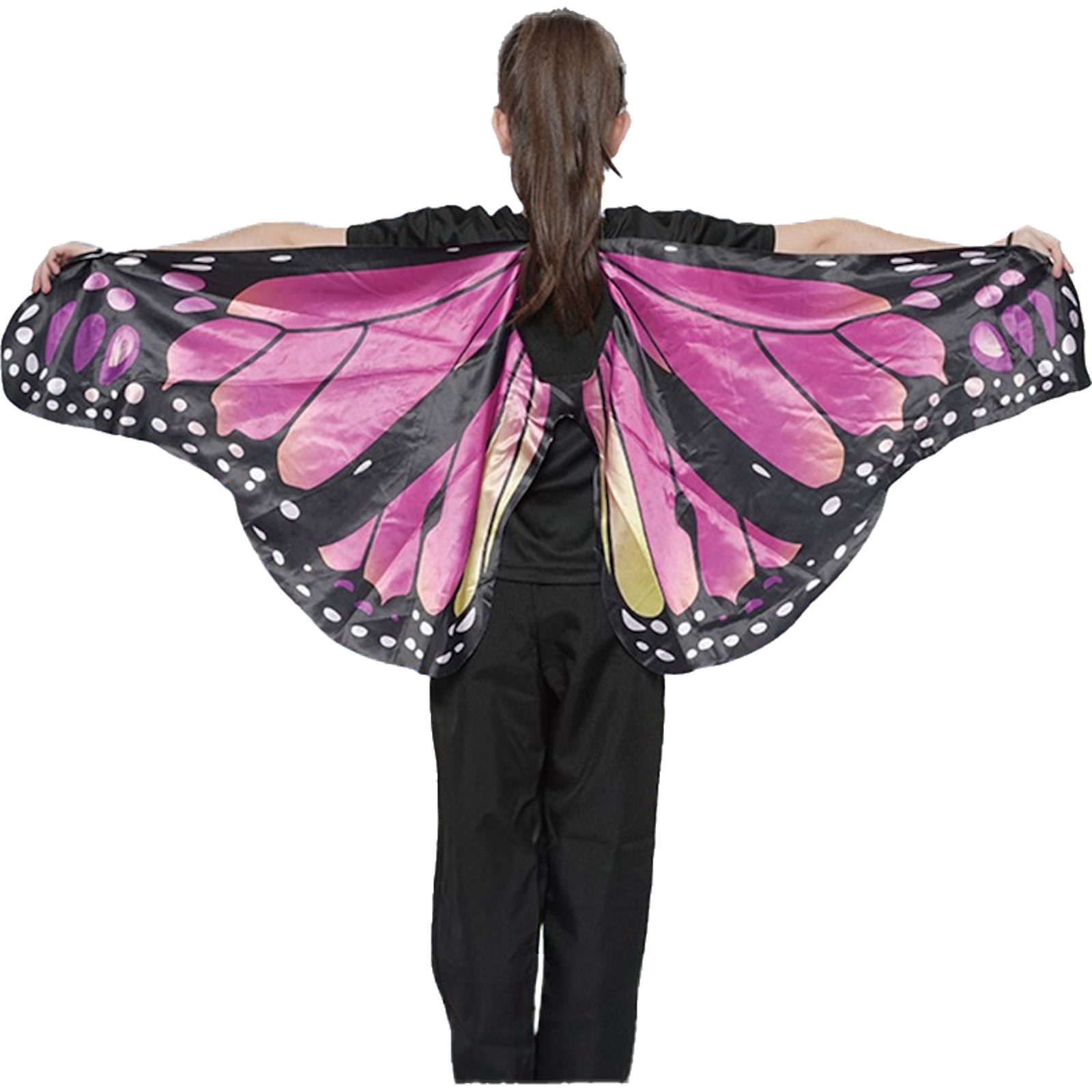 Kids Pink Butterfly Cape 