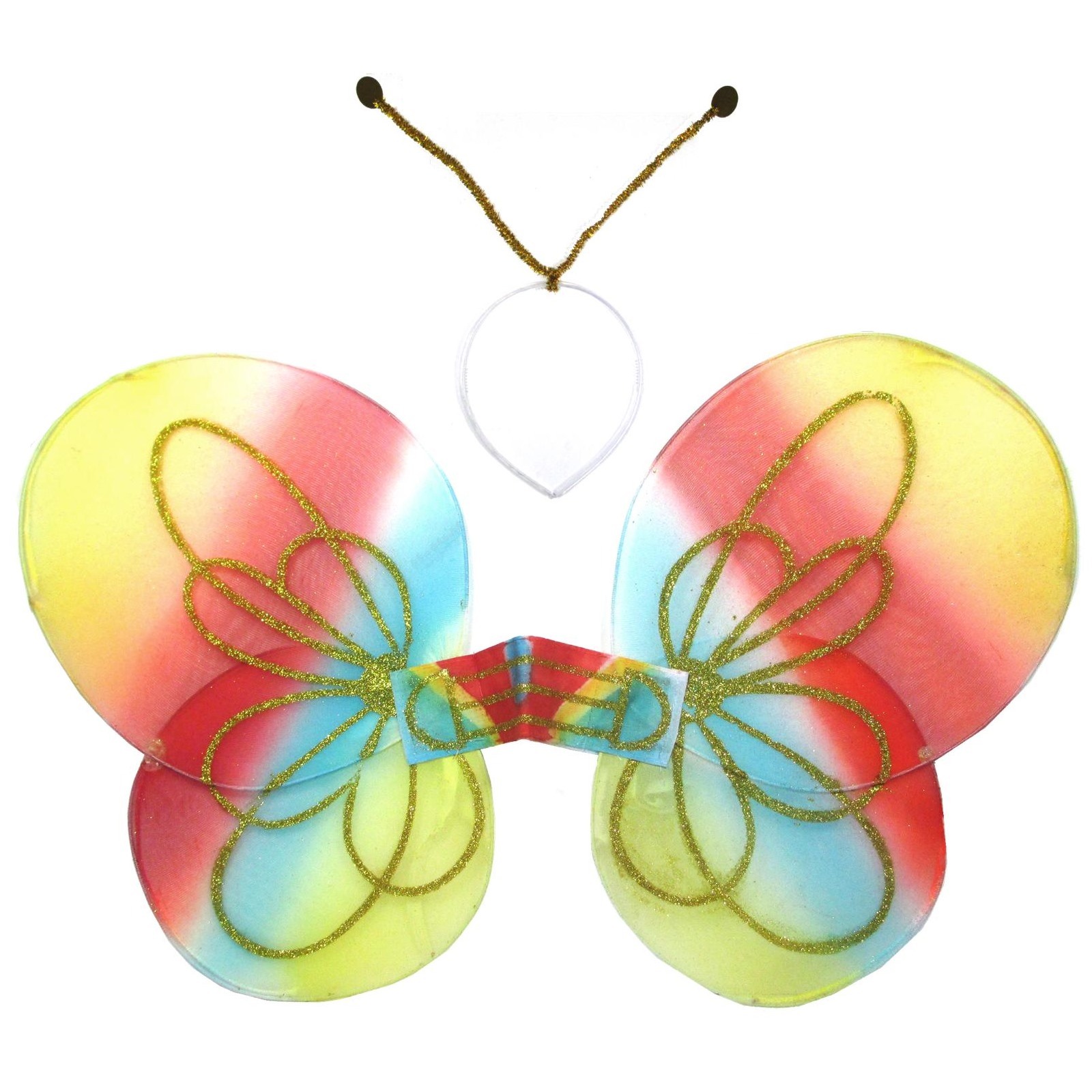 Butterfly Wings and Antennae Headband Set