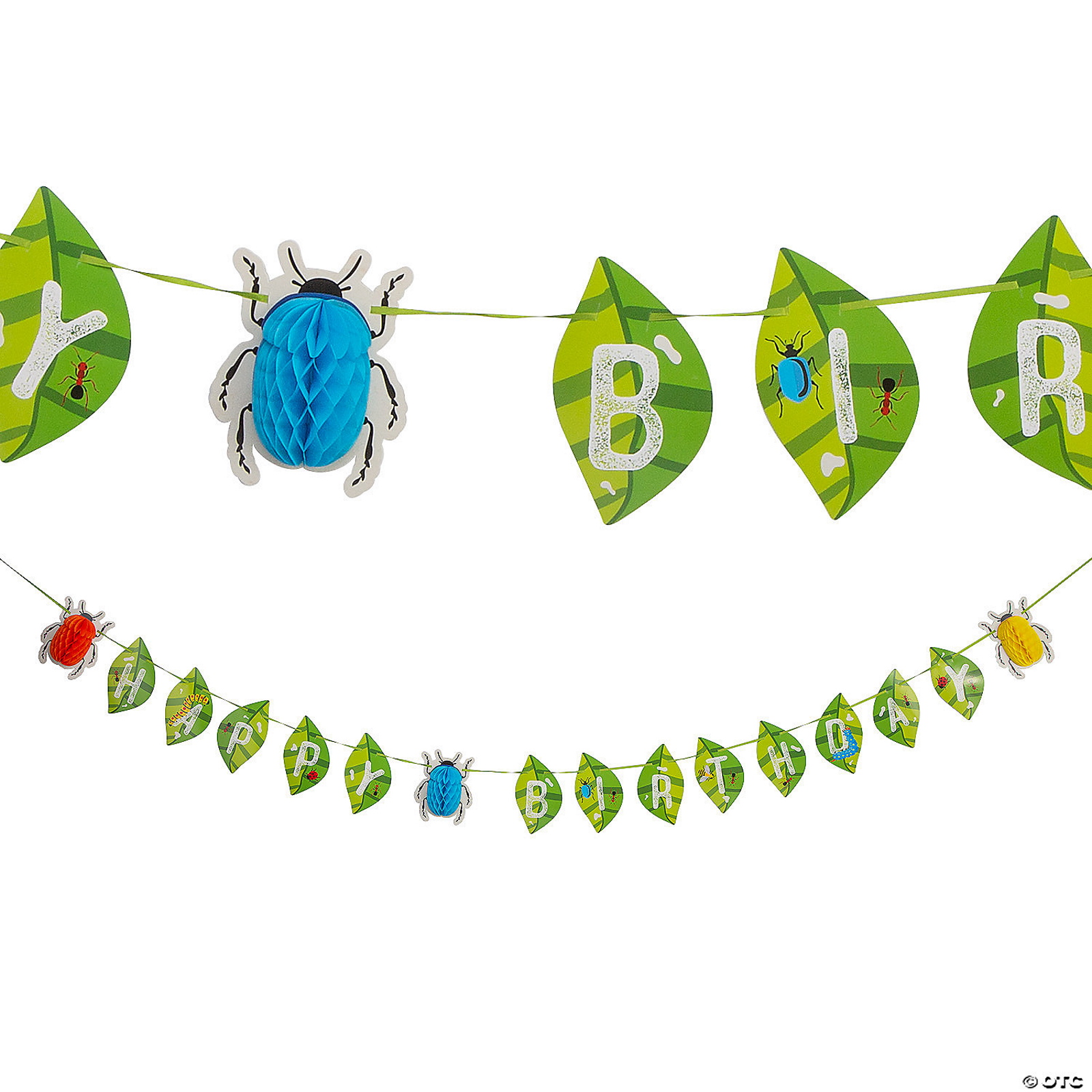 Backyard Adventures Happy Birthday Garland Banner