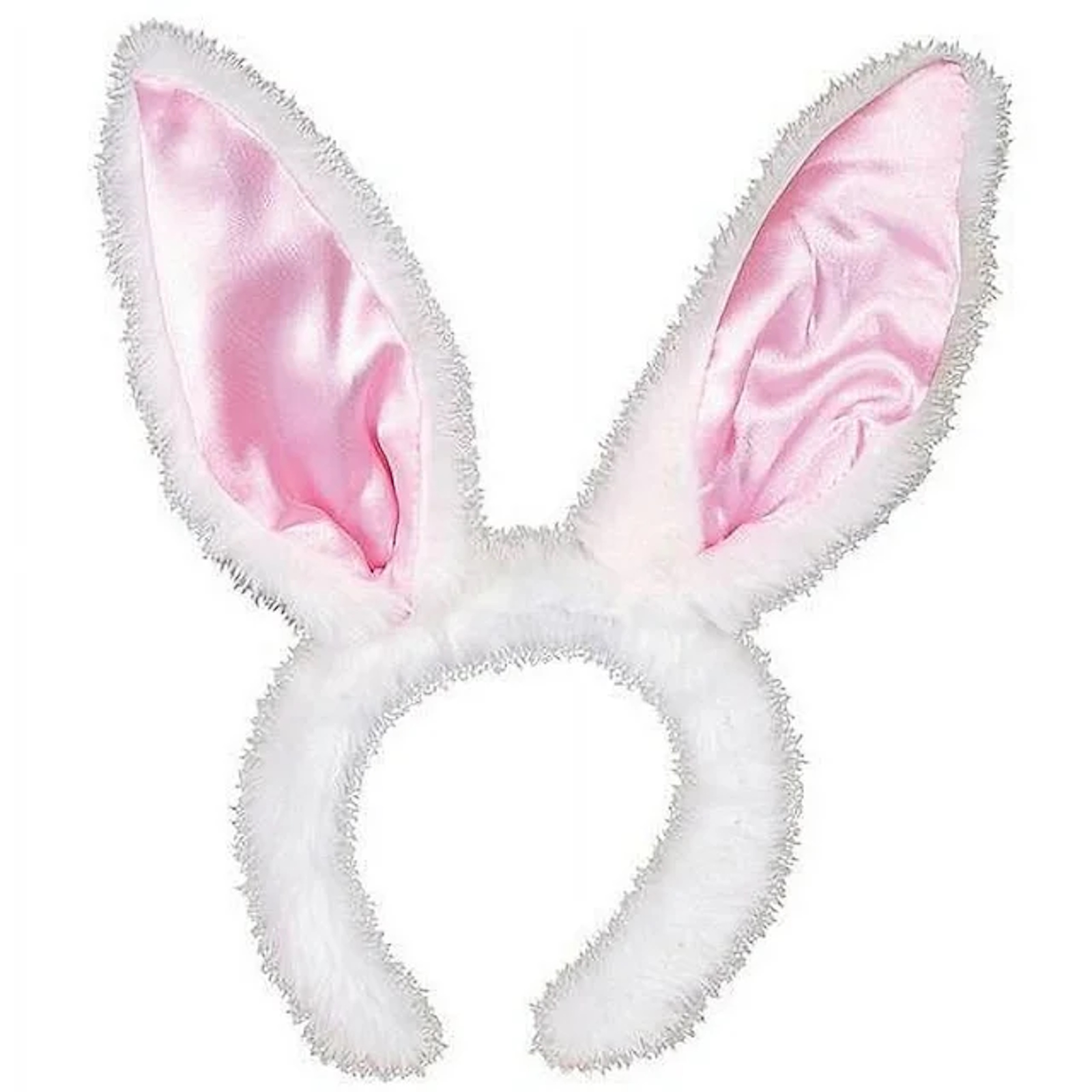 Bunny Ears Satin Adult Costume Accessory