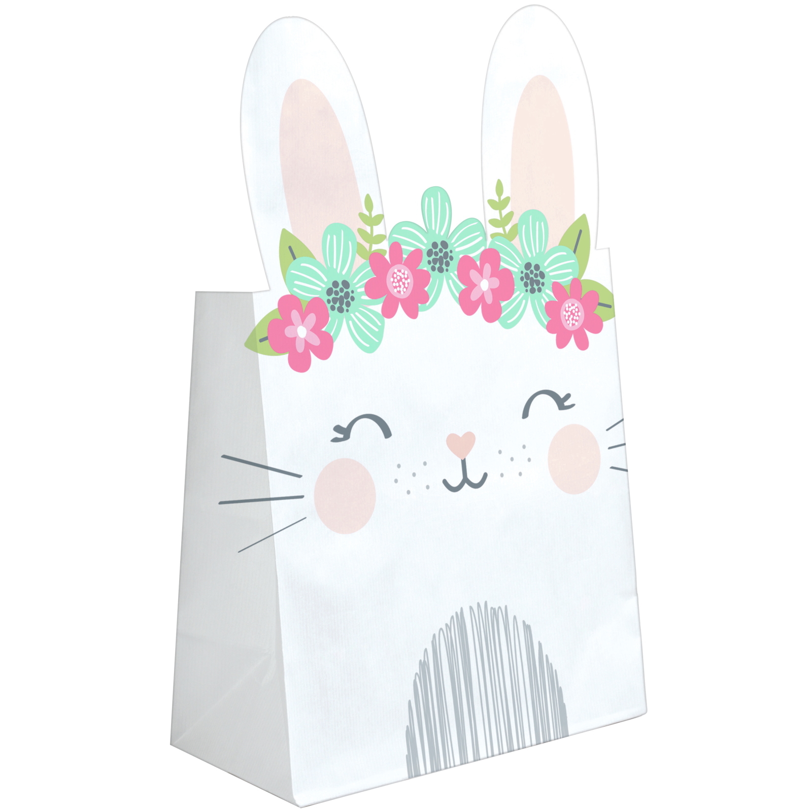 Floral Bunny Lolly/Treat Bags (Pack of 8)