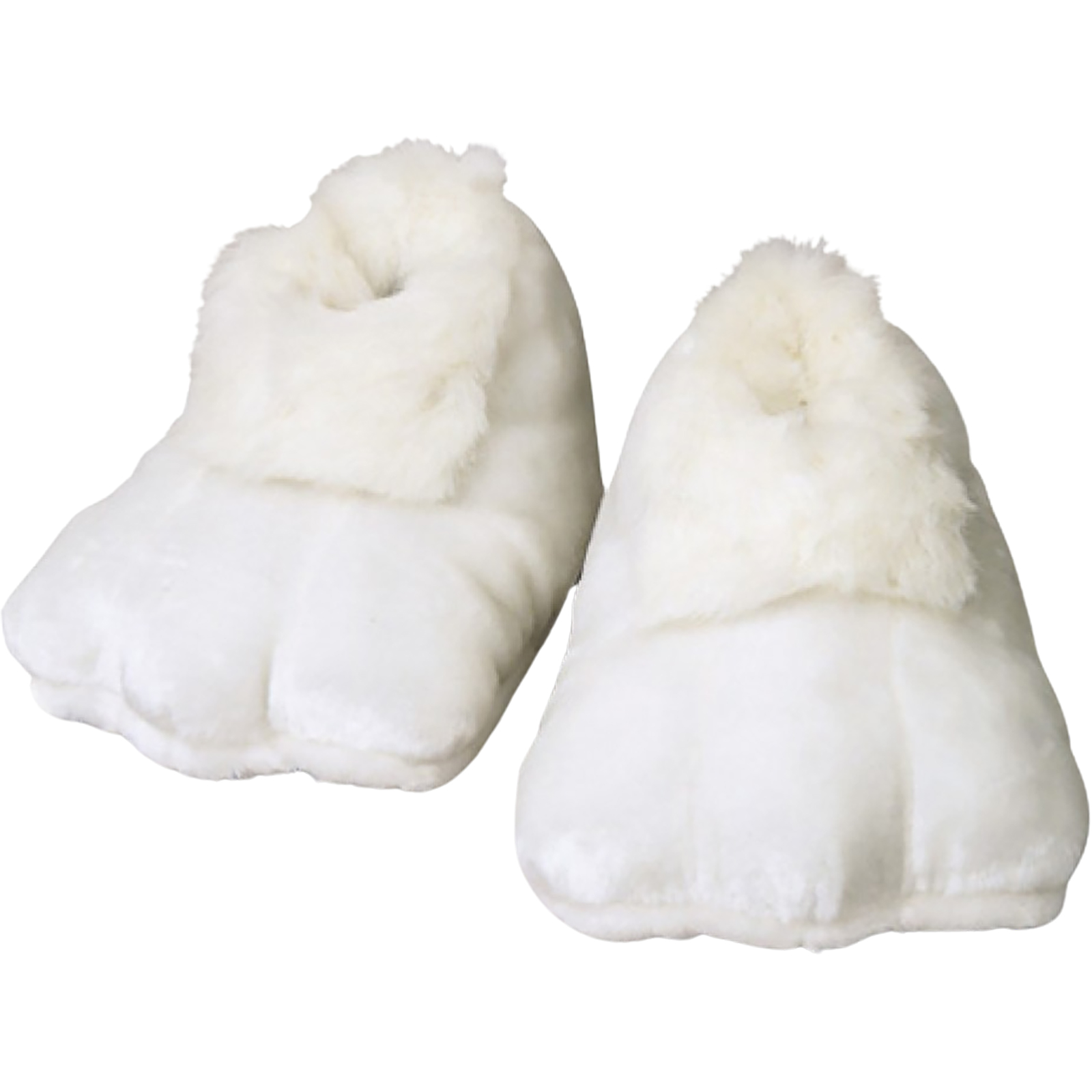 Plush Bunny Shoes Adult Costume 