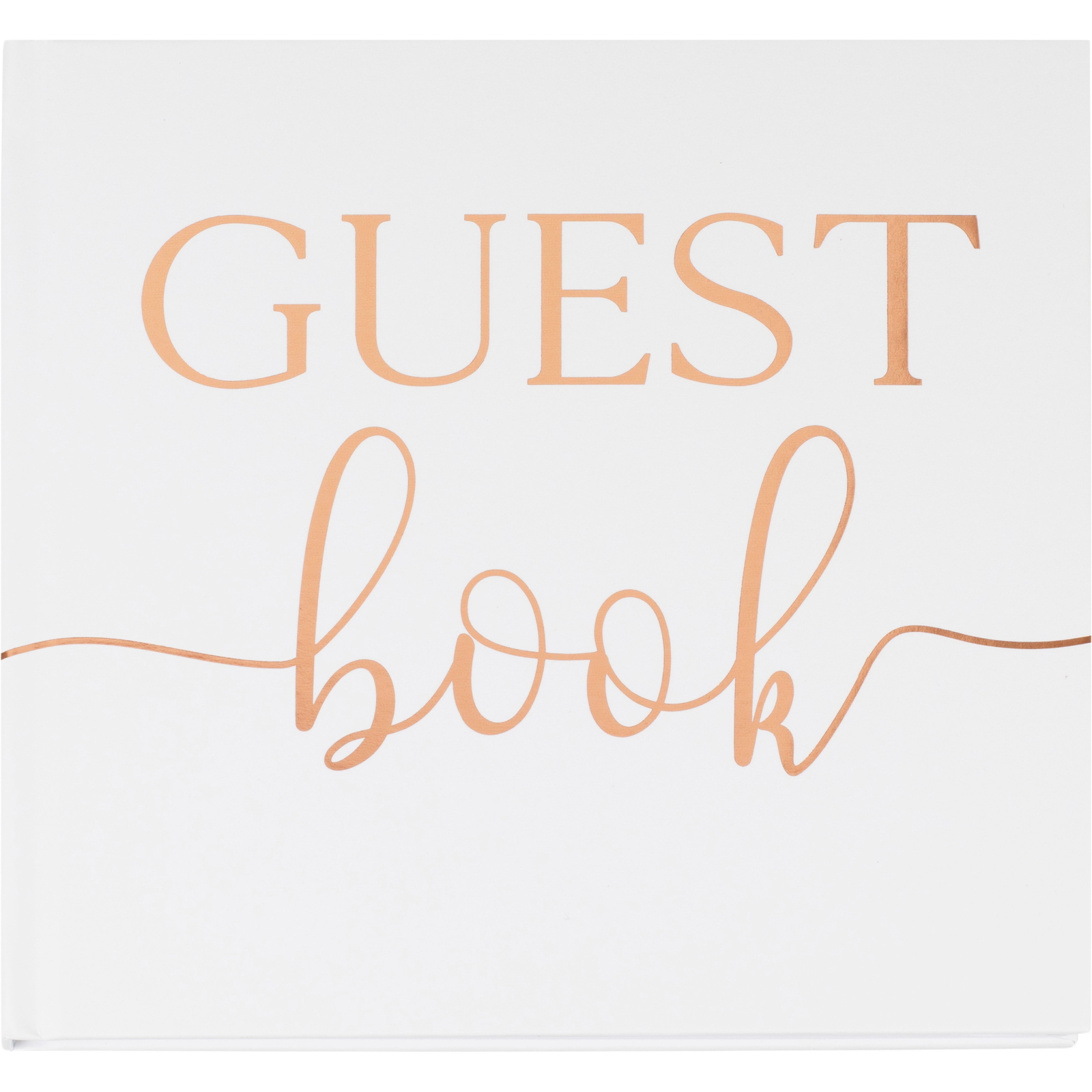 Ginger Ray Rose Gold Foil Wedding Guest Book 